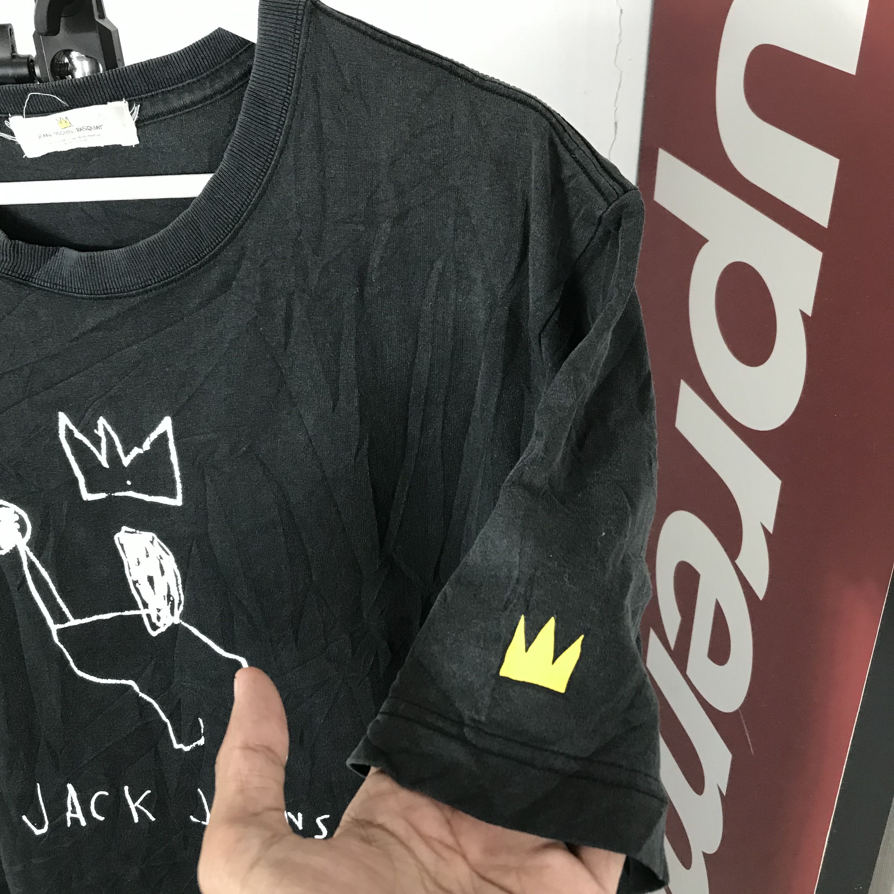 Vintage Vintage Jean Michel Basquiat Jack Johnson Tee Shirt Size US L / EU 52-54 / 3 - 3 Thumbnail