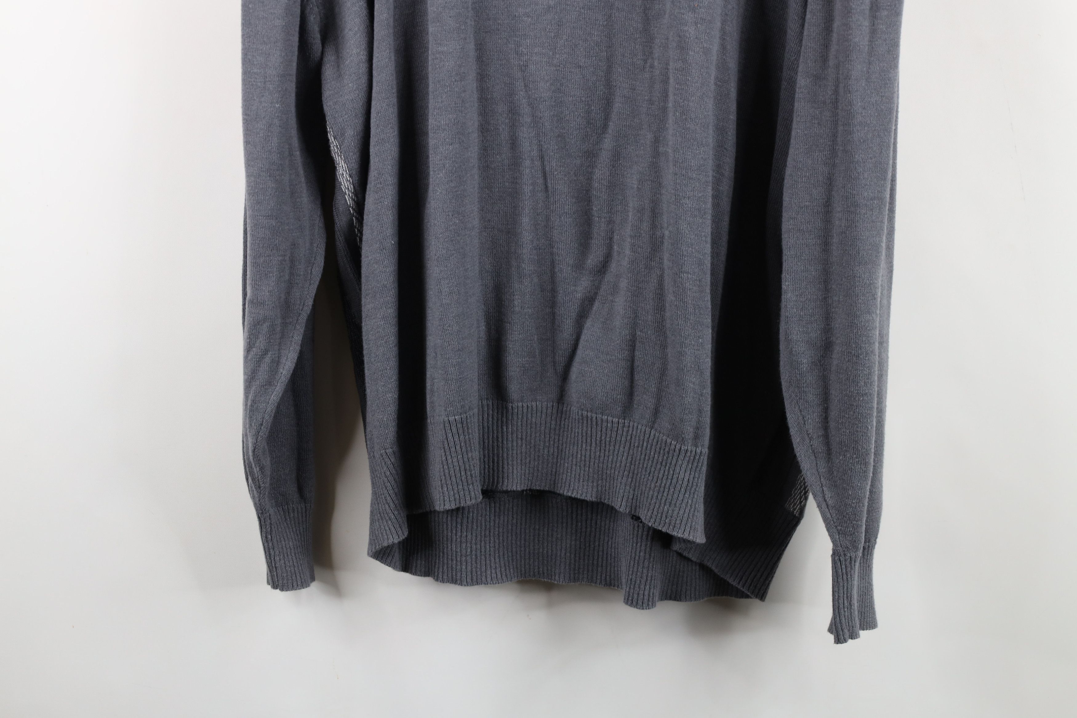Vintage Vintage 90s Y2K Streetwear Ribbed Knit Crewneck Sweater Size US XL / EU 56 / 4 - 9 Thumbnail