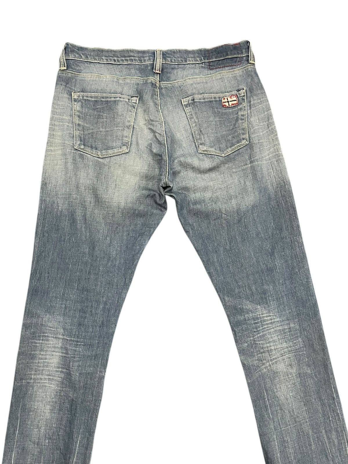 Napapijri Napapijri Stonewash Distressed Jeans Size US 34 / EU 50 - 8 Thumbnail