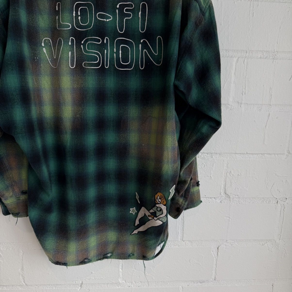 Maison MIHARA YASUHIRO MMY Green Flannel L/S Shirt Size US M / EU 48-50 / 2 - 4 Thumbnail