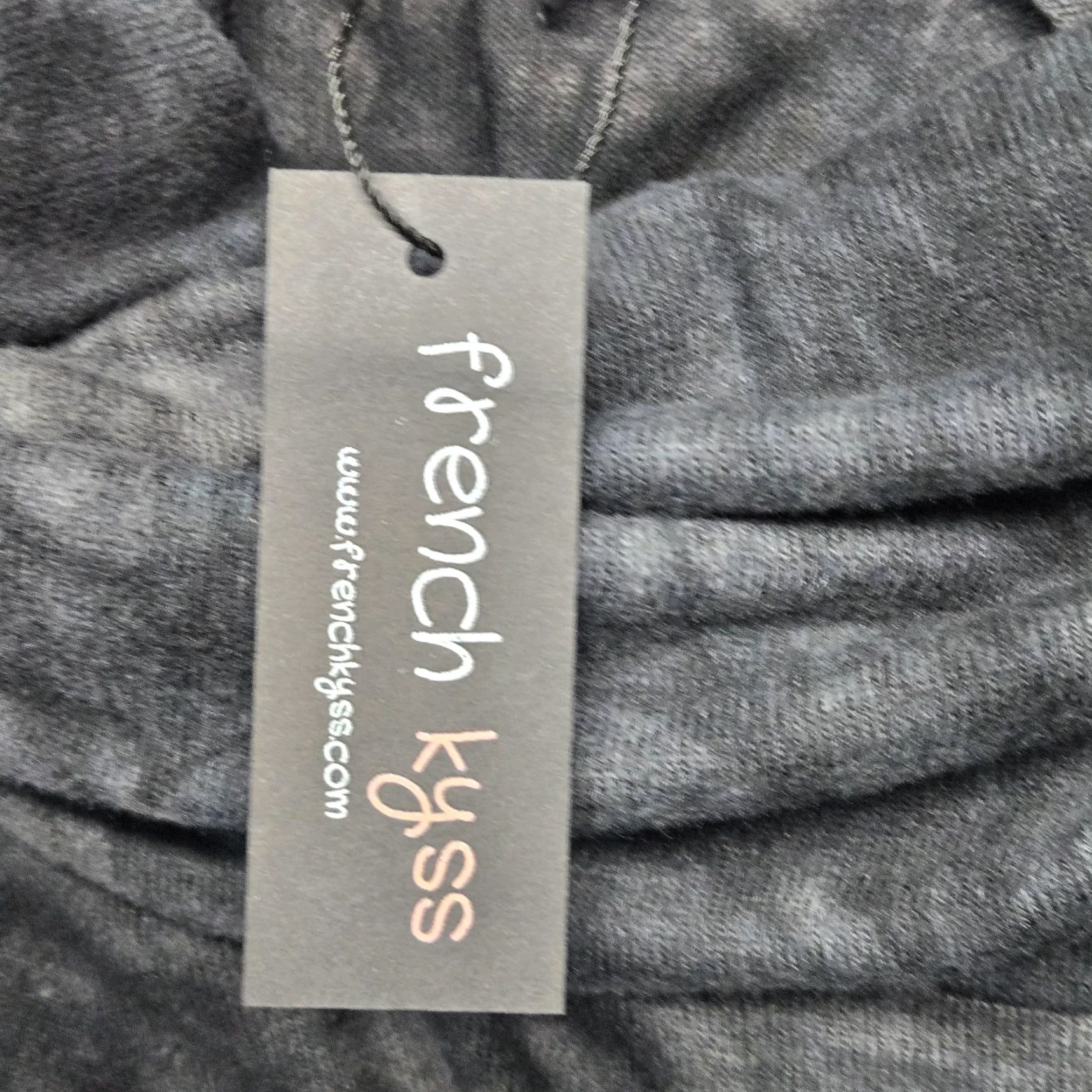 Vintage VINTAGE? No — (Original) French Kyss Cape Sweater Womens 2 Gray Cowl Neck Poncho Pockets Cozy Knit NWT Size XS / US 0-2 / IT 36-38 - 4 Thumbnail