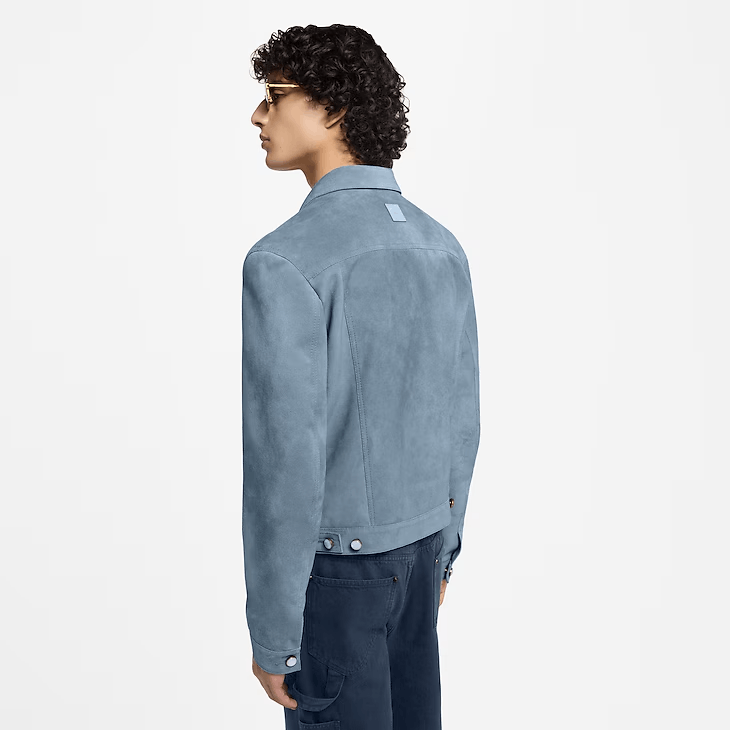 Louis Vuitton Suede Leather Type II Trucker Jacket Size US S / EU 44-46 / 1 - 4 Thumbnail