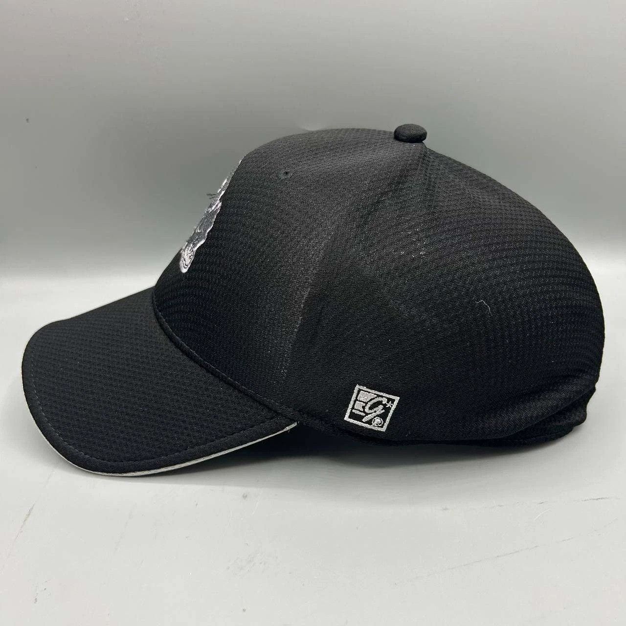 The Game Kansas Jayhawks NCAA Hat Men S-M Black Gray Stretch Fitted Size ONE SIZE - 7 Thumbnail