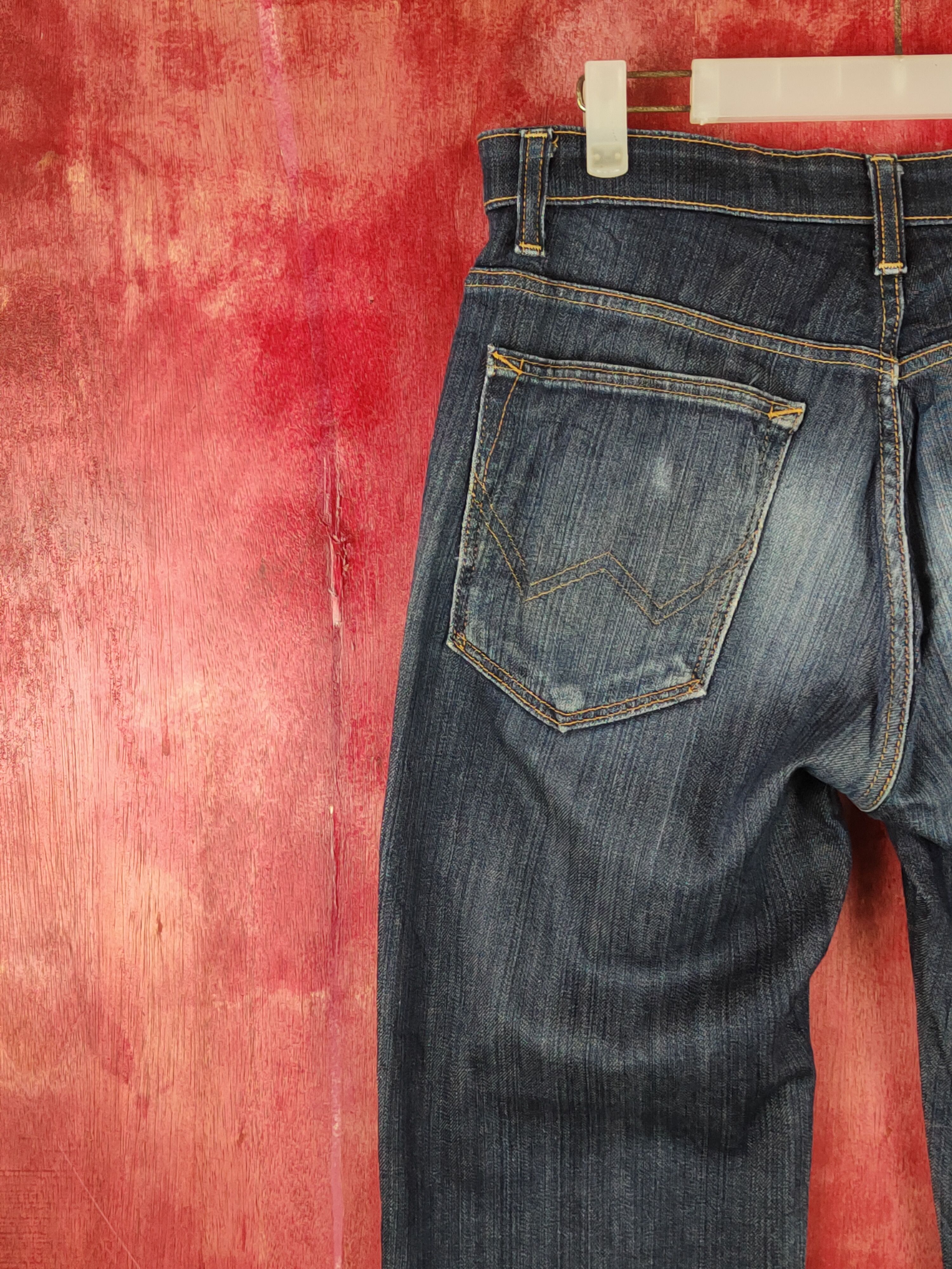 Edwin Edwin Dark Blue Faded Multipocket Denim #S1606 Size US 31 - 10 Thumbnail
