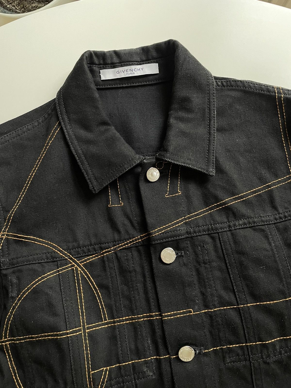 Givenchy GIVENCHY SS17 BLACK DENIM JACKET Size S / US 4 / IT 40 - 2 Thumbnail