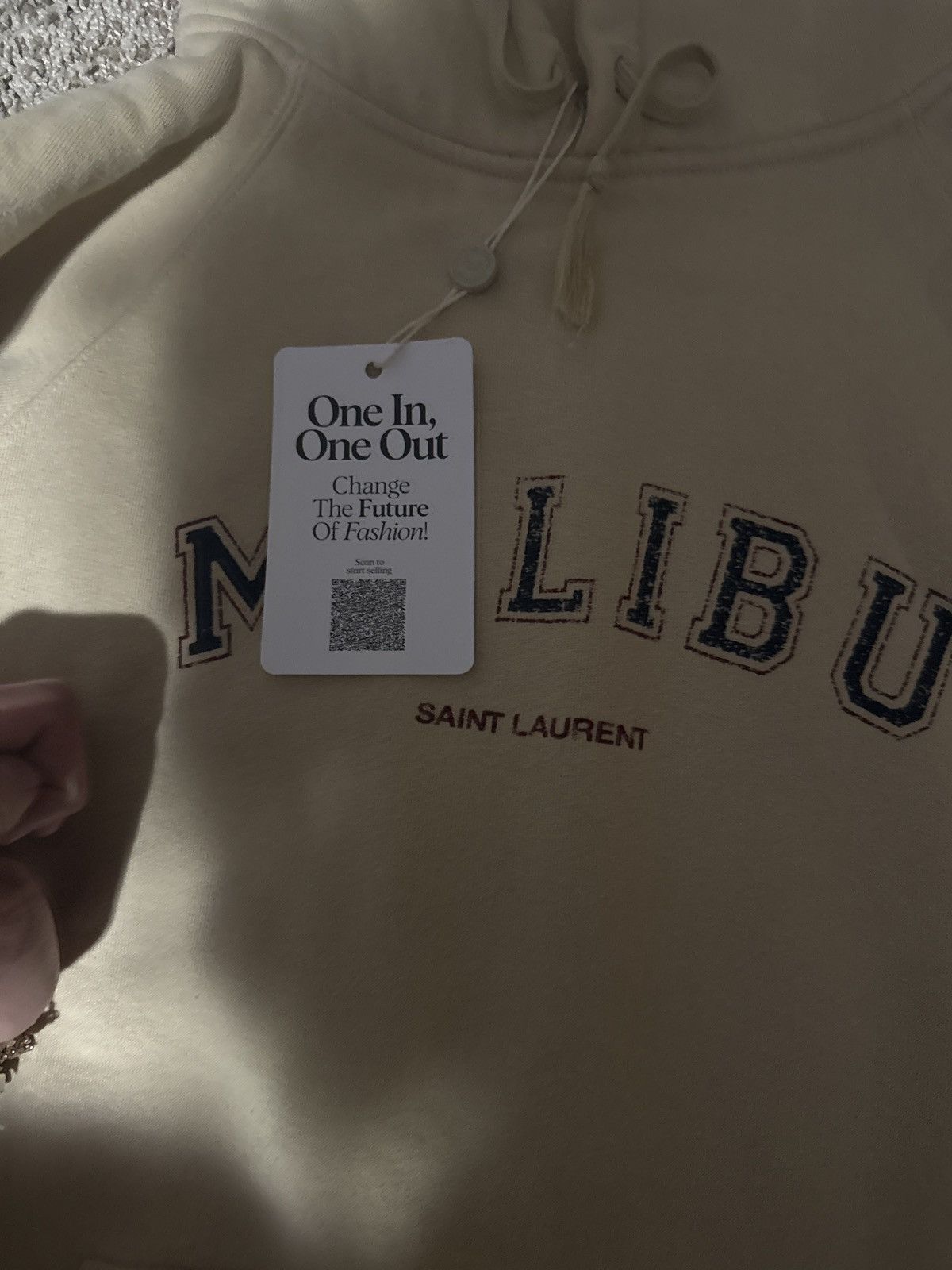 Saint Laurent Paris Saint Laurent Malibu hoodie Size US M / EU 48-50 / 2 - 3 Thumbnail
