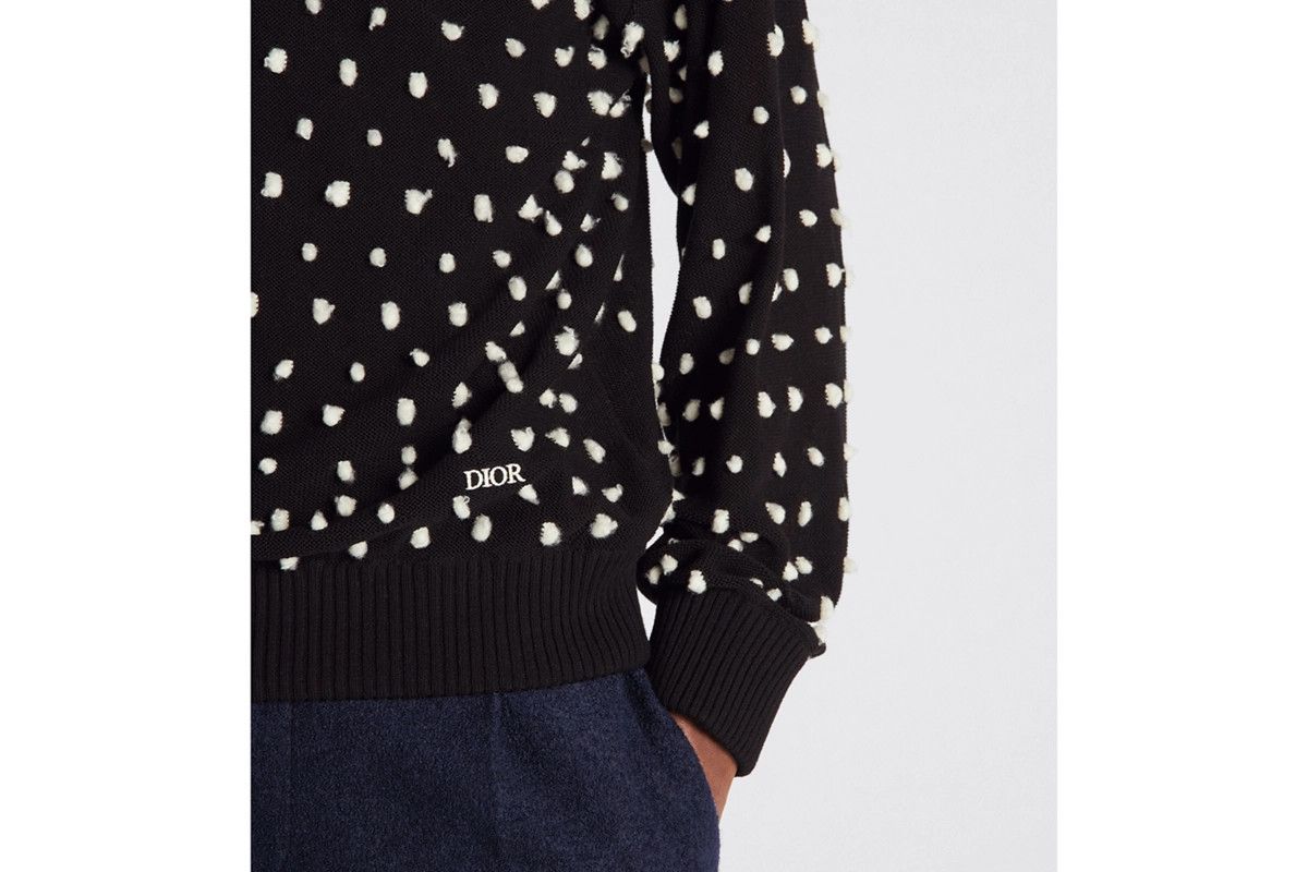 Dior o1bcso1str1124 Round-Neck Sweater in Black Size US XS / EU 42 / 0 - 7 Thumbnail