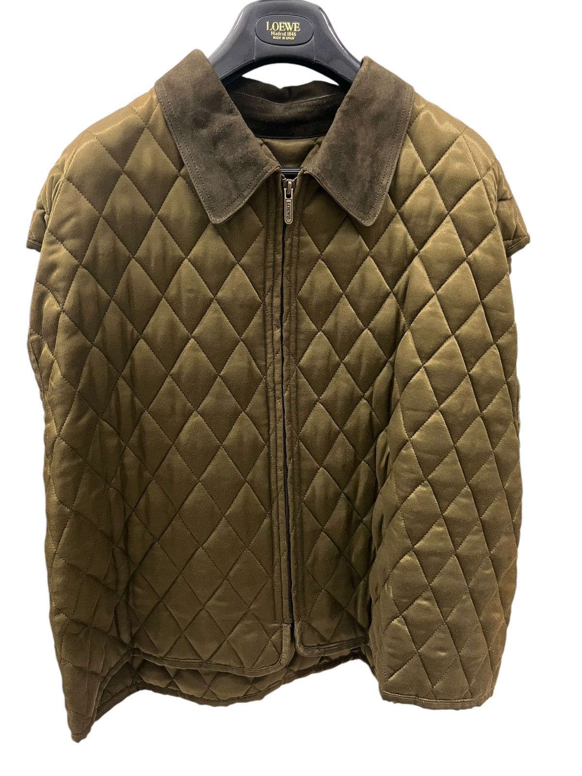 Loewe × Vintage Rare Loewe Quilted Sleeveless Vest Jacket Size US L / EU 52-54 / 3 - 5 Thumbnail