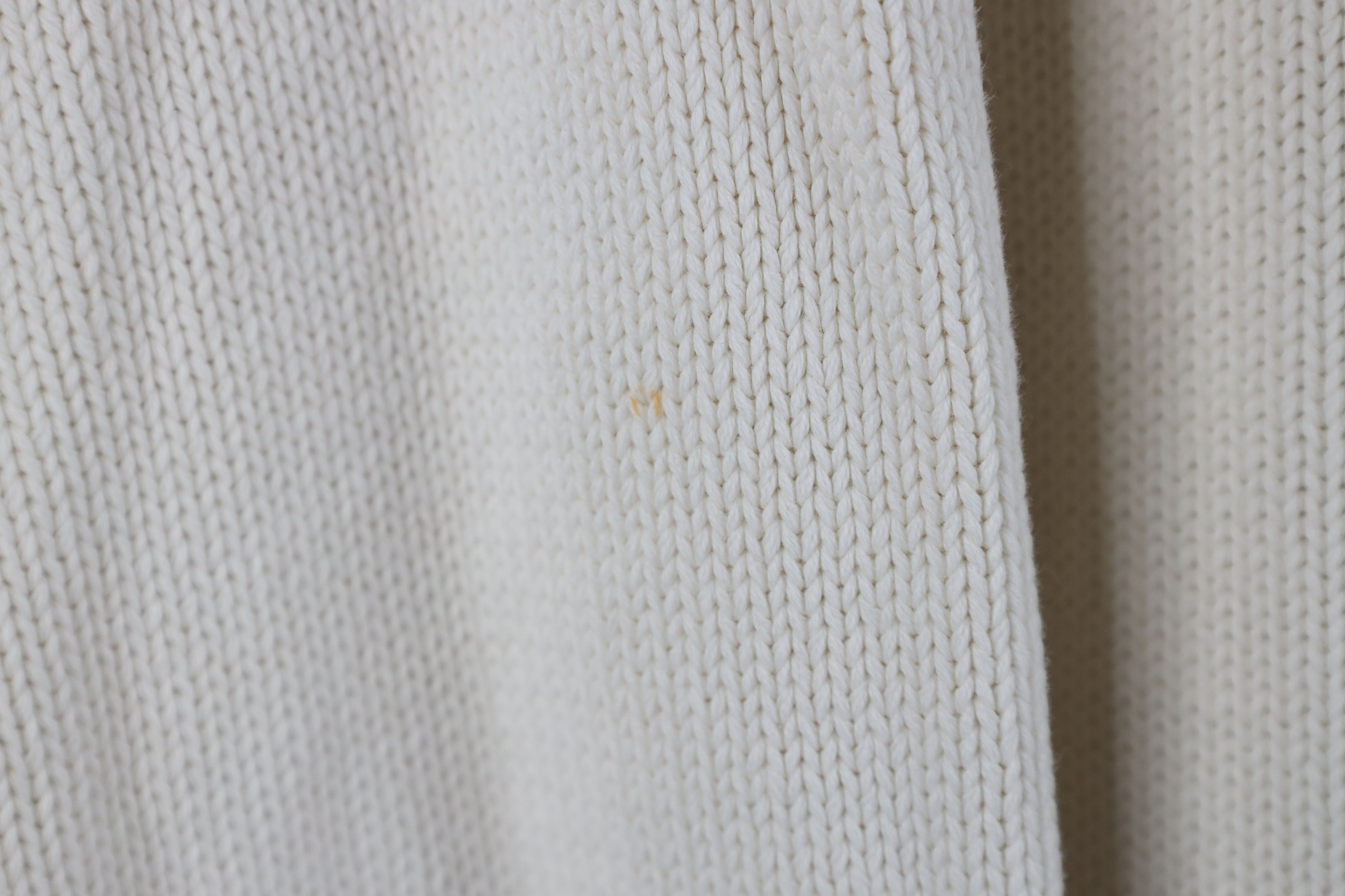 Eddie Bauer Vintage 90s Eddie Bauer Heavyweight Knit Sweater Off White Size US XL / EU 56 / 4 - 4 Thumbnail