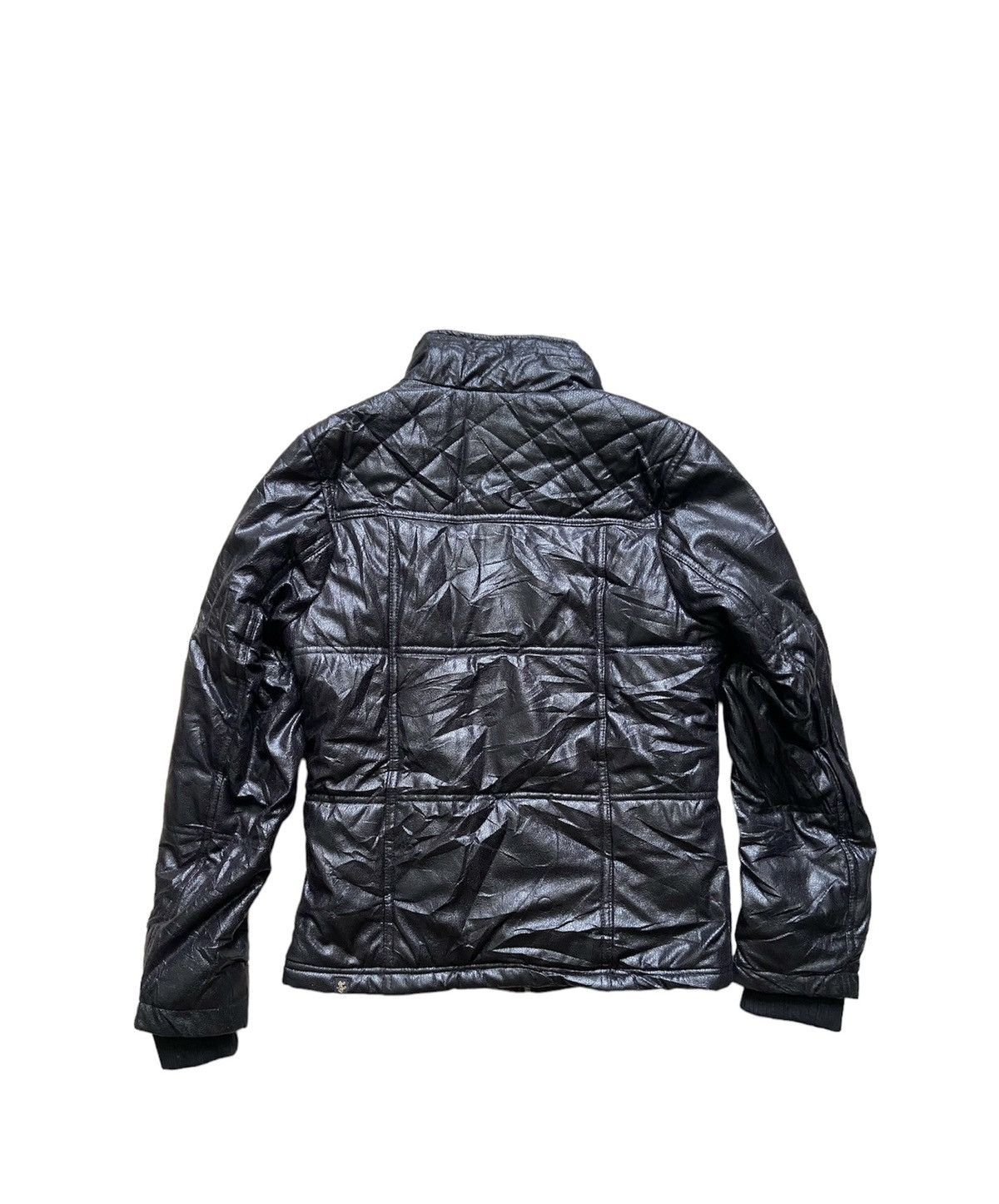 Karl Kani Vintage Karl Kani Golden King Of Black Quilted Riders Jacket Size US S / EU 44-46 / 1 - 6 Thumbnail