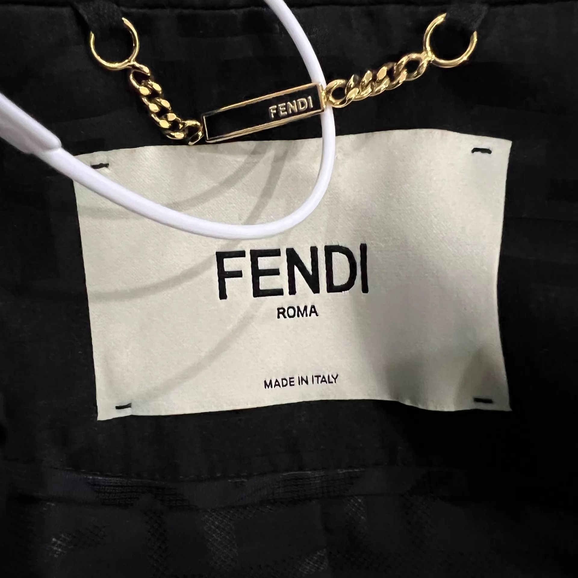 Fendi Fendi FF Monogram Silk Blazer 42 EU Size M / US 6-8 / IT 42-44 - 5 Thumbnail