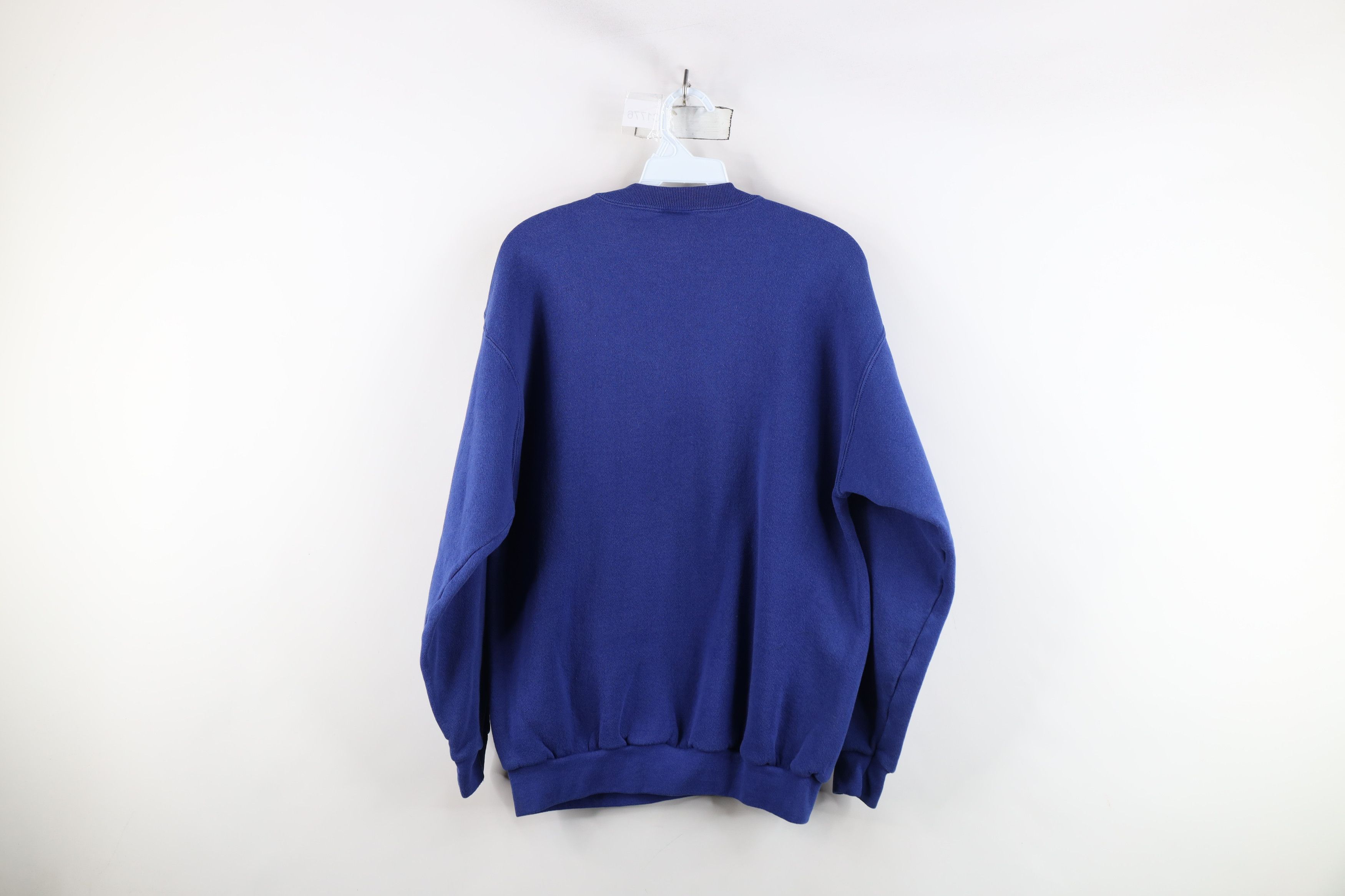 Vintage Vintage 90s Bike Blank Crewneck Sweatshirt Royal Blue USA Size US M / EU 48-50 / 2 - 12 Thumbnail