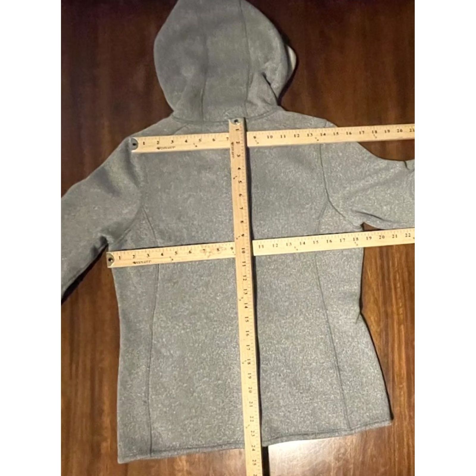 The North Face The North Face Women's Jacket Gray Full Zip Hooded Lined Pockets M L Knit Polyester Regular Zip Up Hoodie Size M / US 6-8 / IT 42-44 - 6 Thumbnail