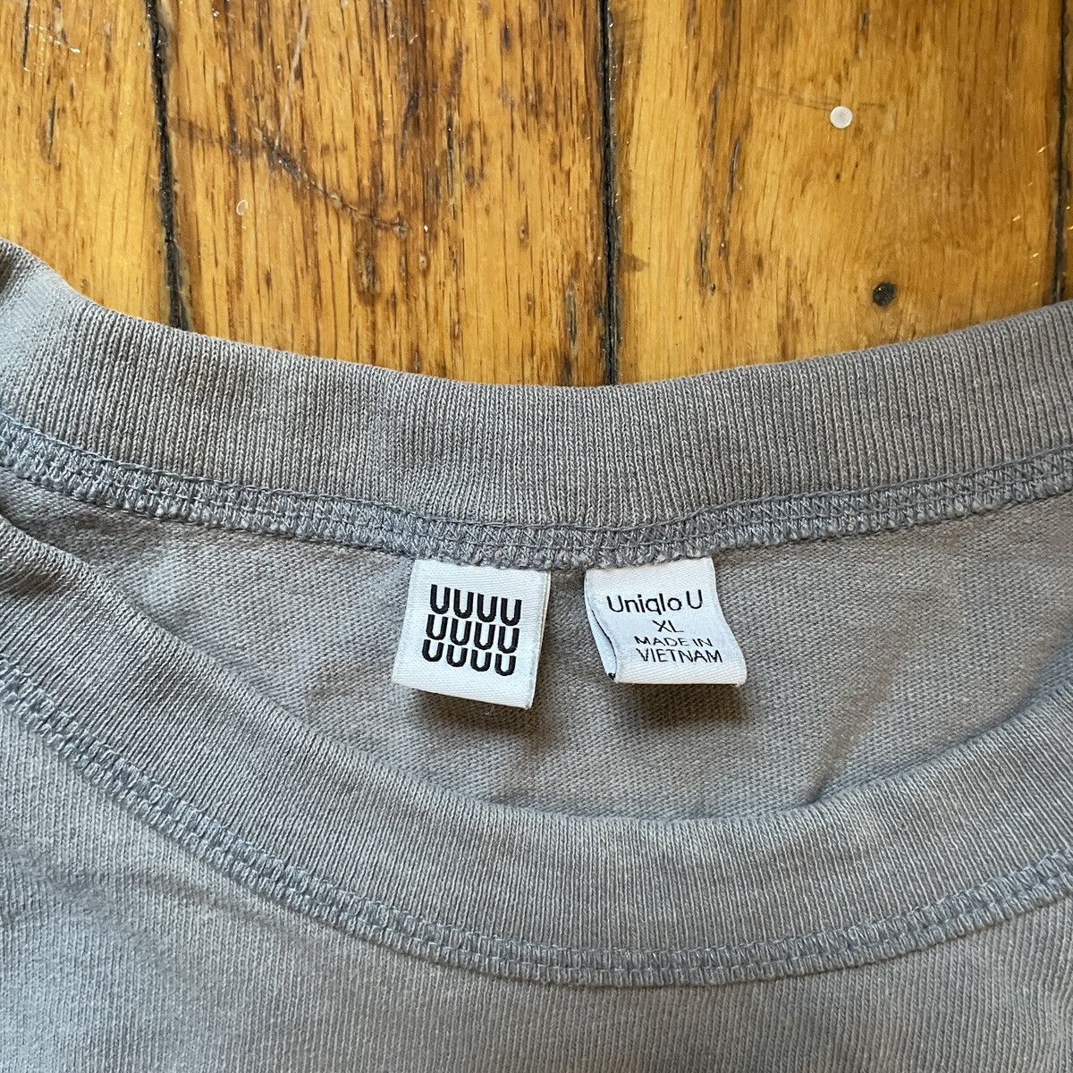 Uniqlo Uniqlo U Grey Heavy Short Sleeve T Shirt Men’s Size XL Size US XL / EU 56 / 4 - 3 Thumbnail