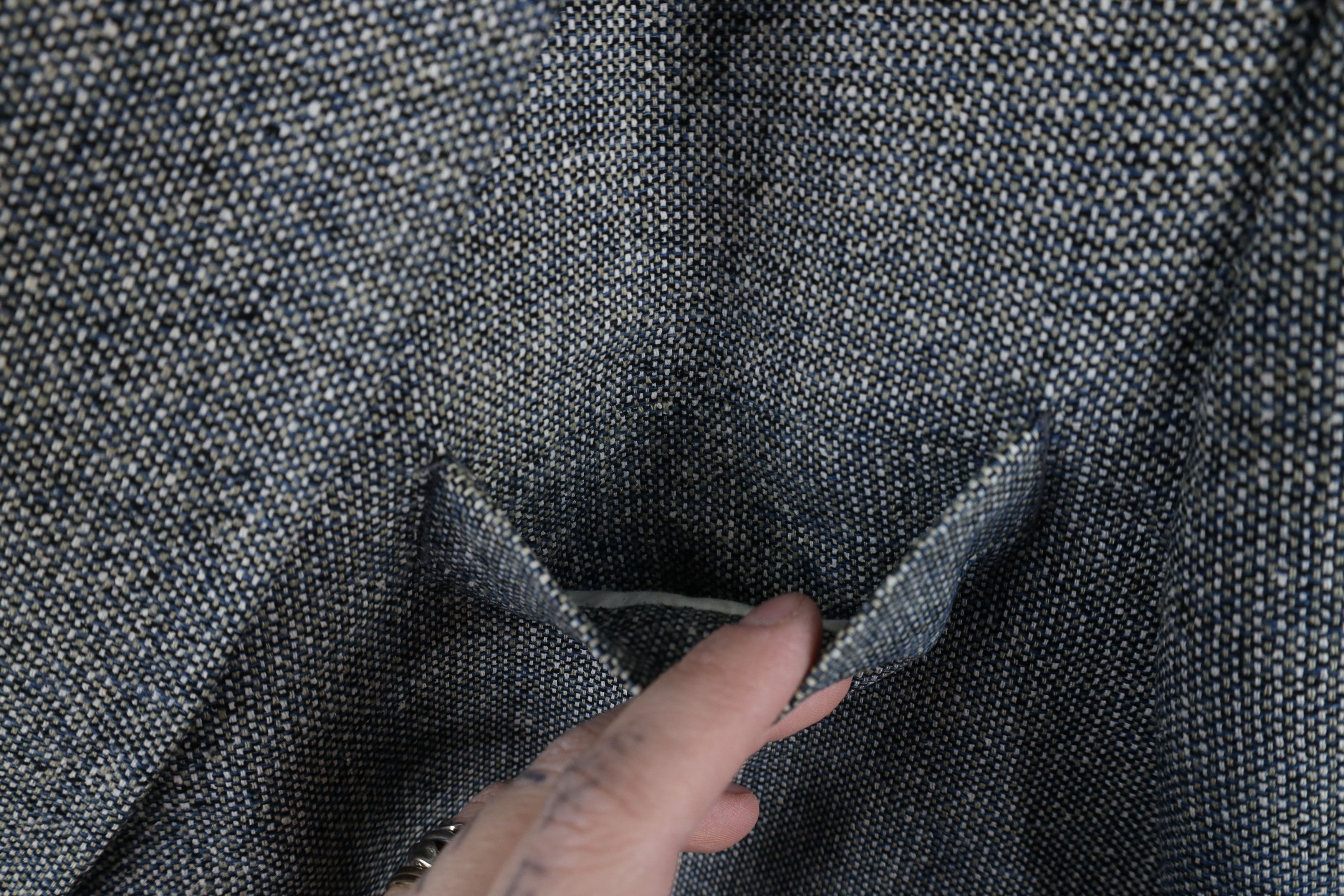 Vintage Vintage 90s Streetwear Silk Tweed Blazer Suit Coat Jacket Size US XL / EU 56 / 4 - 6 Thumbnail