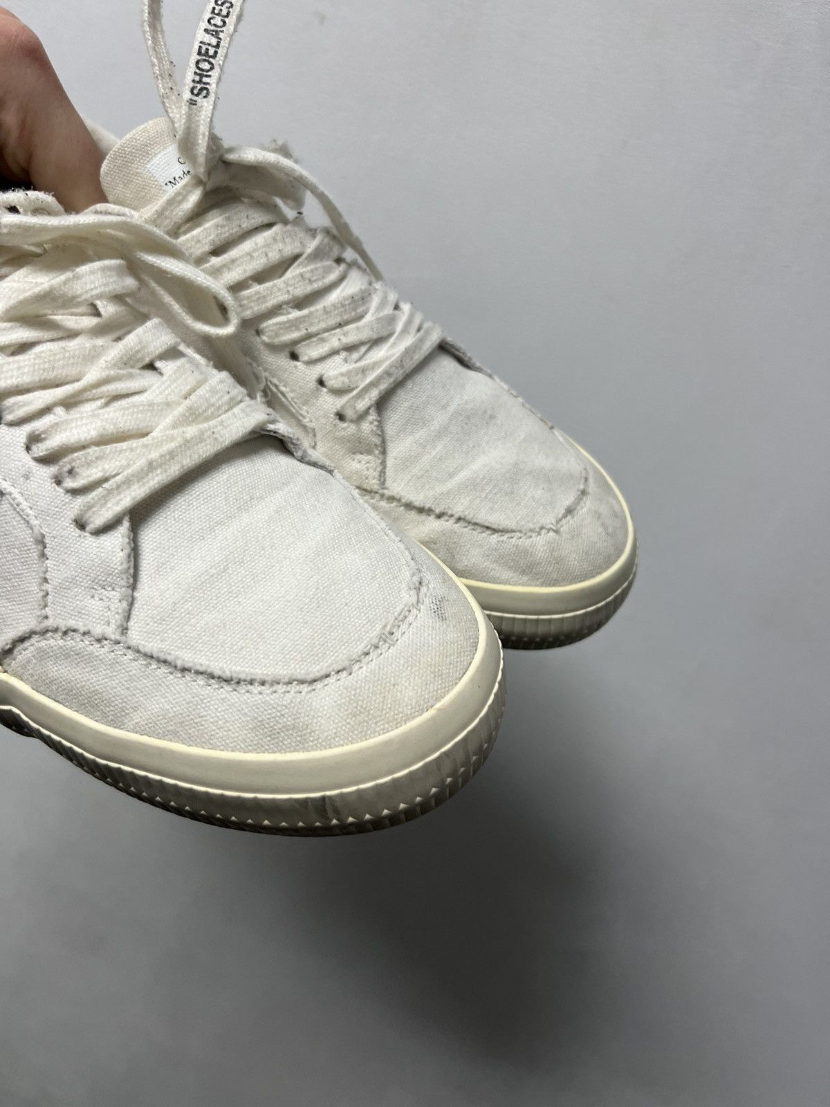 Off-White Off-White Vulcanized Low Canvas Shoes Size US 10 / EU 43 - 9 Thumbnail