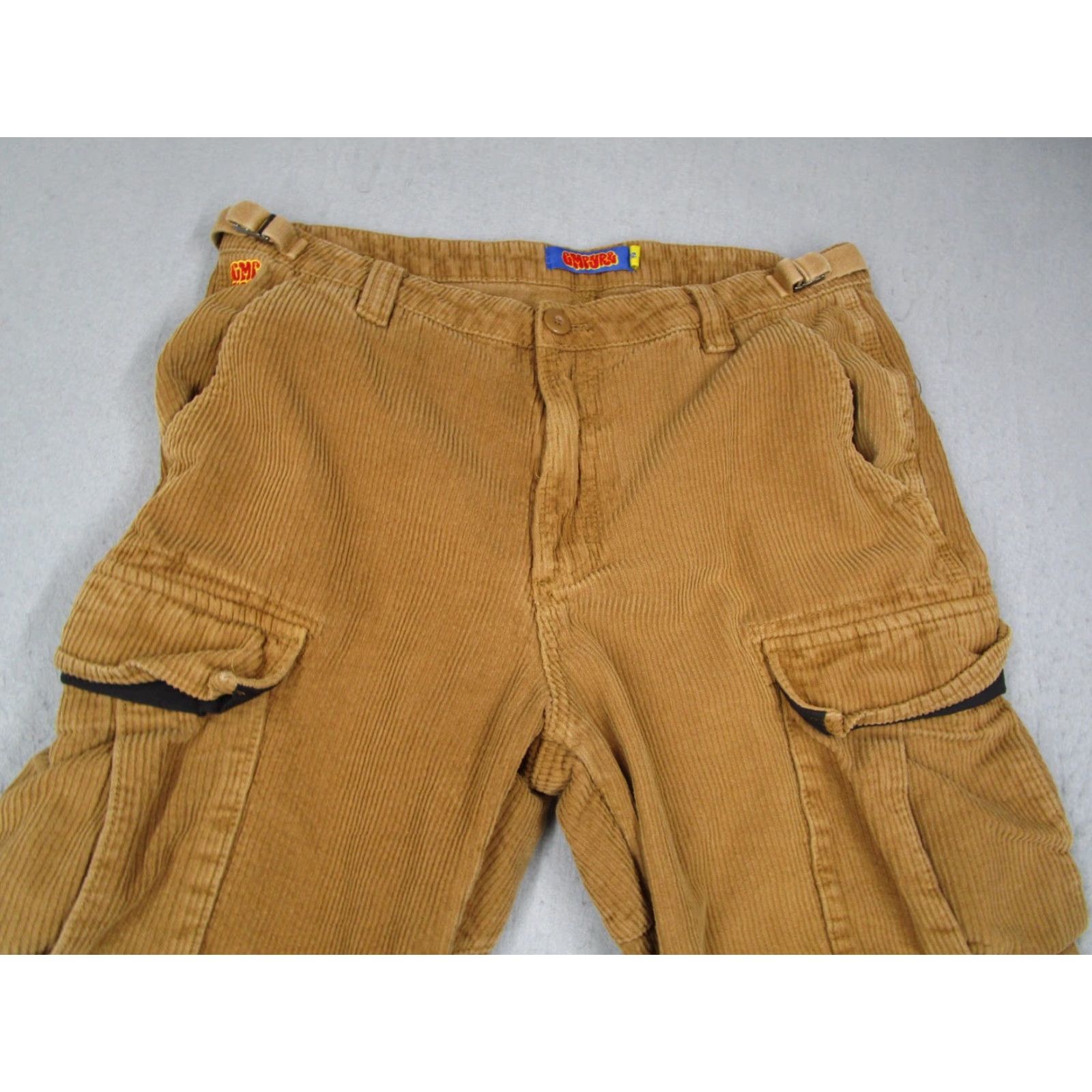 Empyre Empyre Mens Pants 32 Brown Relaxed Cargo Corduroy Streetwear 32x28 Mens Size US 32 / EU 48 - 2 Thumbnail