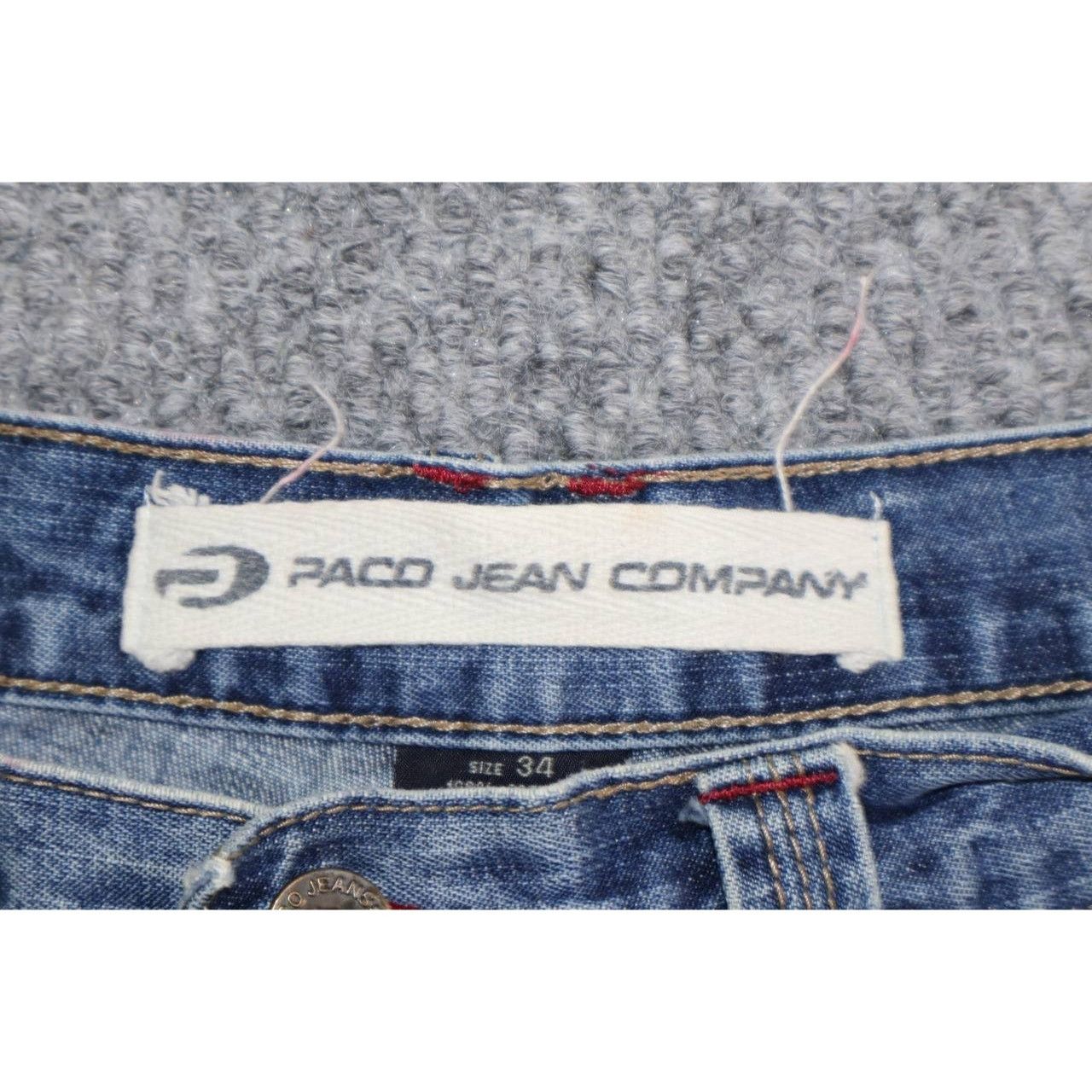 Vintage Vintage Y2K Paco Jeans Internationale Baggy Skater Denim Size US 34 / EU 50 - 5 Thumbnail