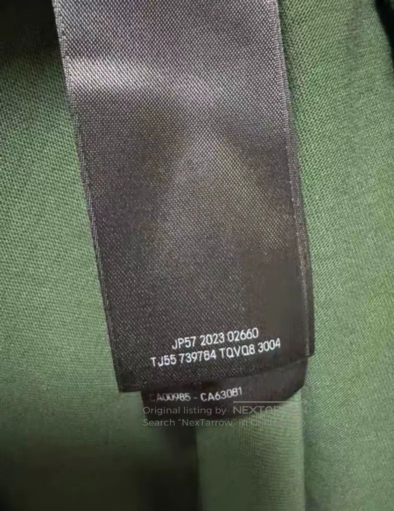 Balenciaga Balenciaga Green tape destruction distressed round neck lo Size US L / EU 52-54 / 3 - 5 Thumbnail