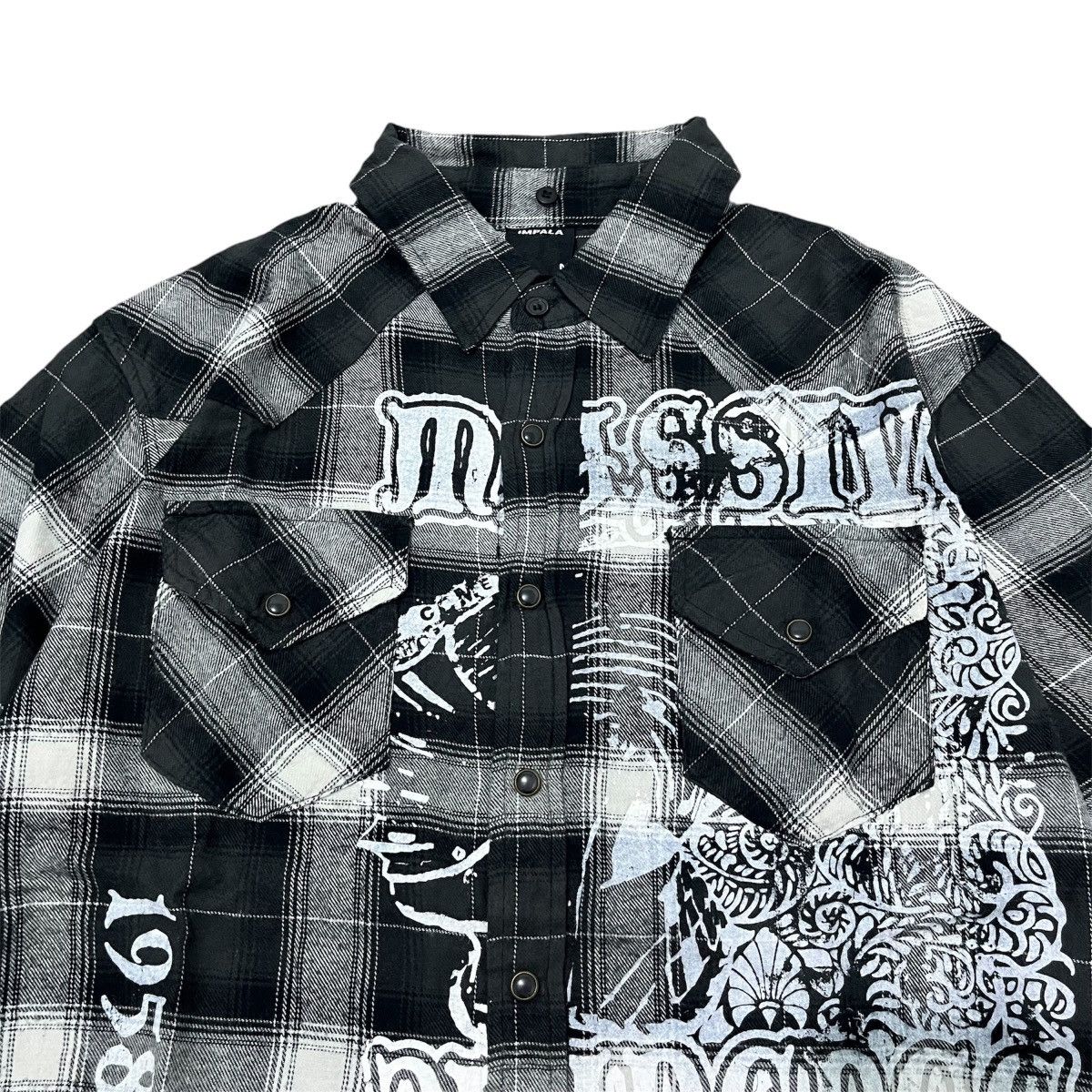 Japanese Brand Impala Masive Evidence Shirt LGB Style Size US M / EU 48-50 / 2 - 2 Thumbnail