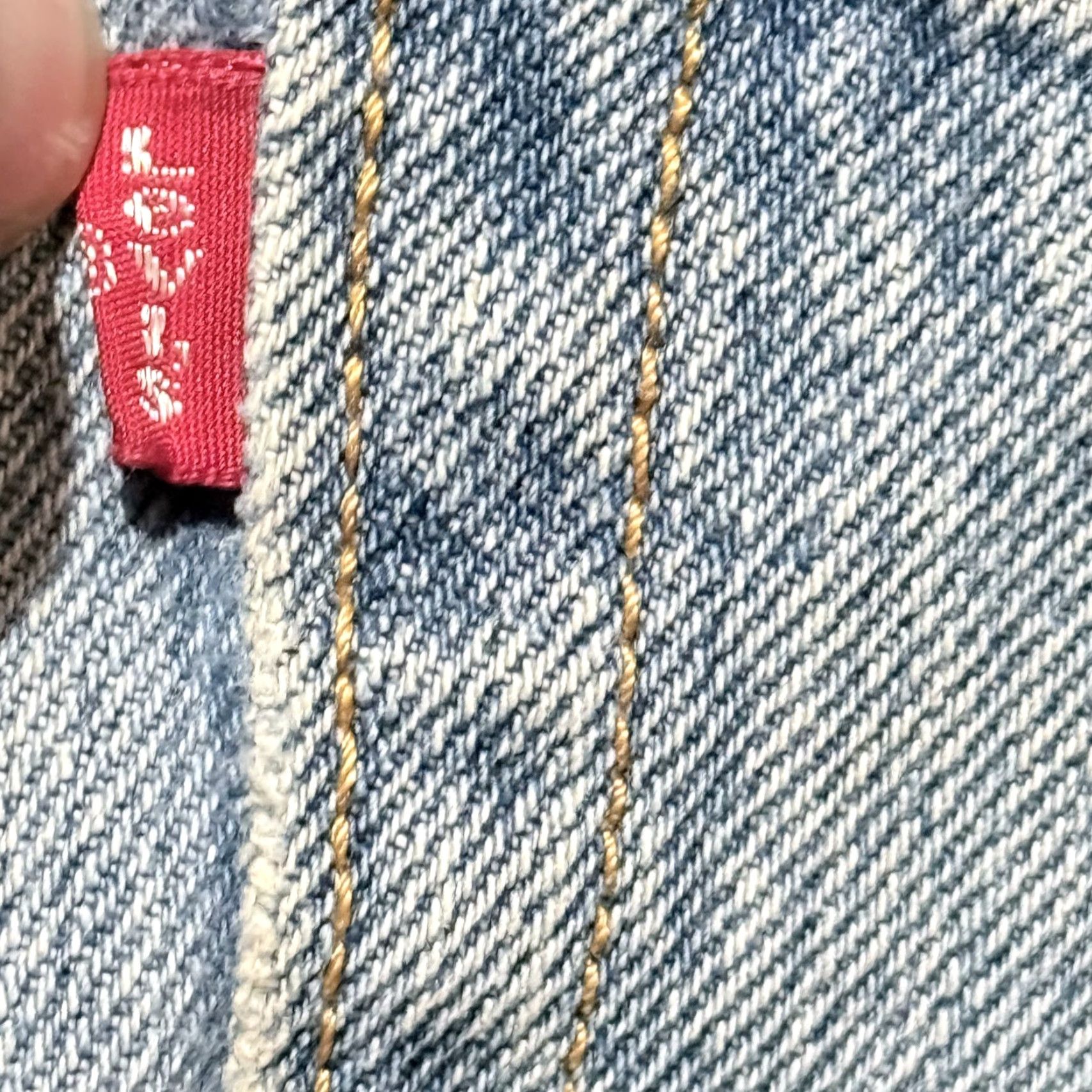 Levi's Levi's 501 Jeans Blue Denim Distressed Straight Button Fly - 38x32 Men Regular Vintage No 501 Series Size US 38 / EU 54 - 3 Thumbnail