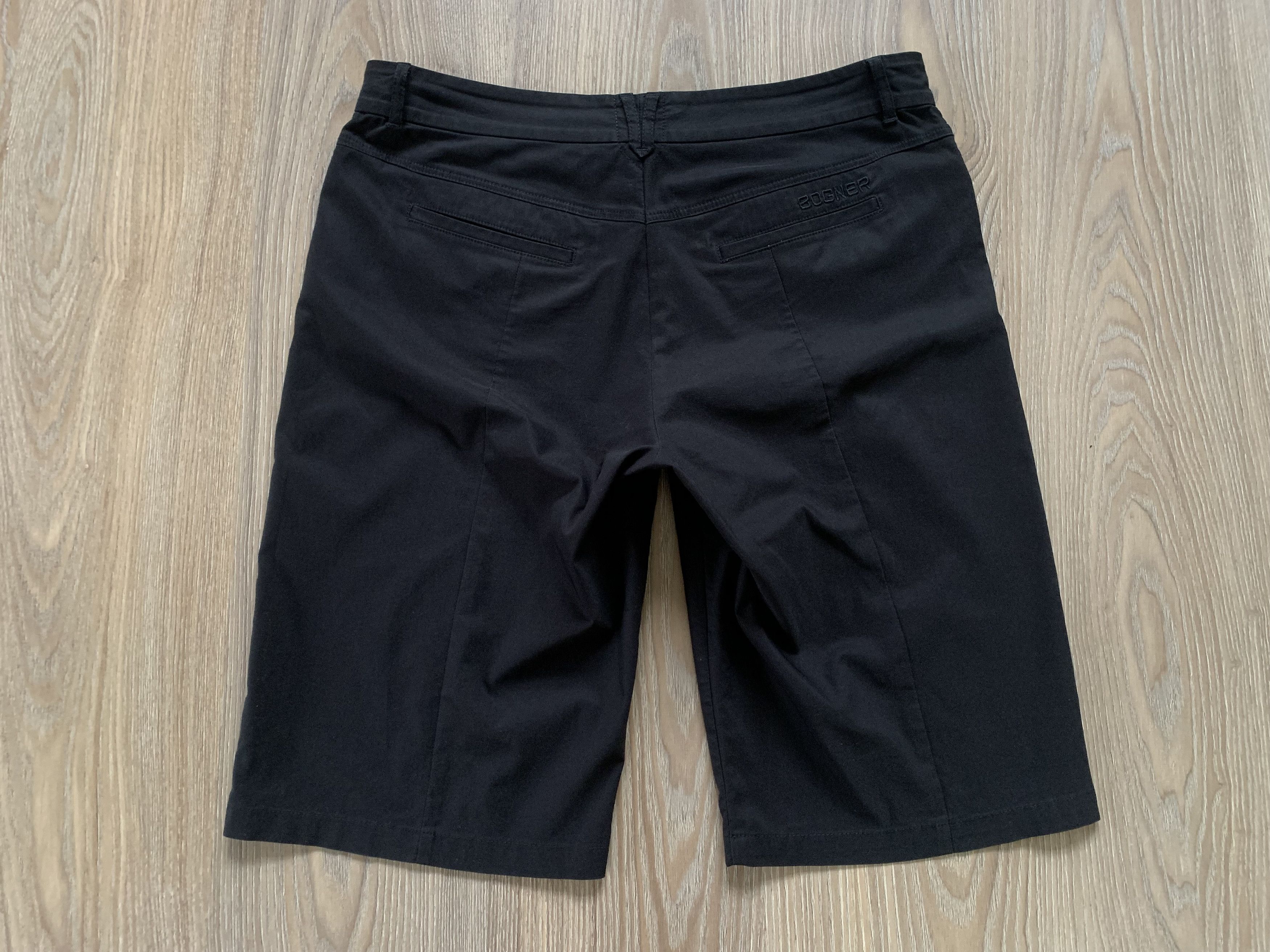 Bogner Bogner Vintage Black Cotton Shorts Size US 30 / EU 46 - 3 Thumbnail