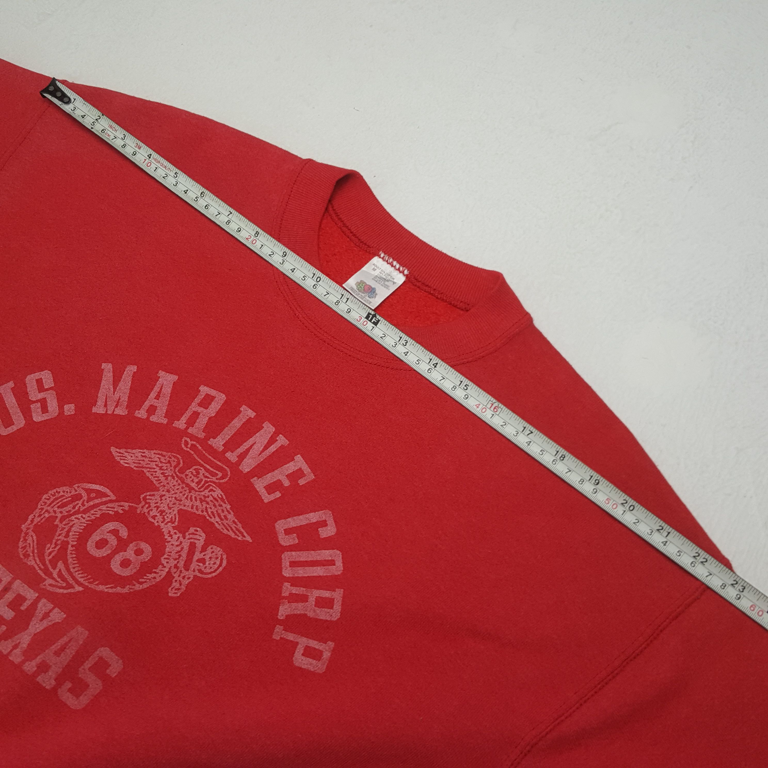 Vintage Vintage US. Marine Corp Texas American Sweatshirt C278N29 Size US M / EU 48-50 / 2 - 5 Thumbnail