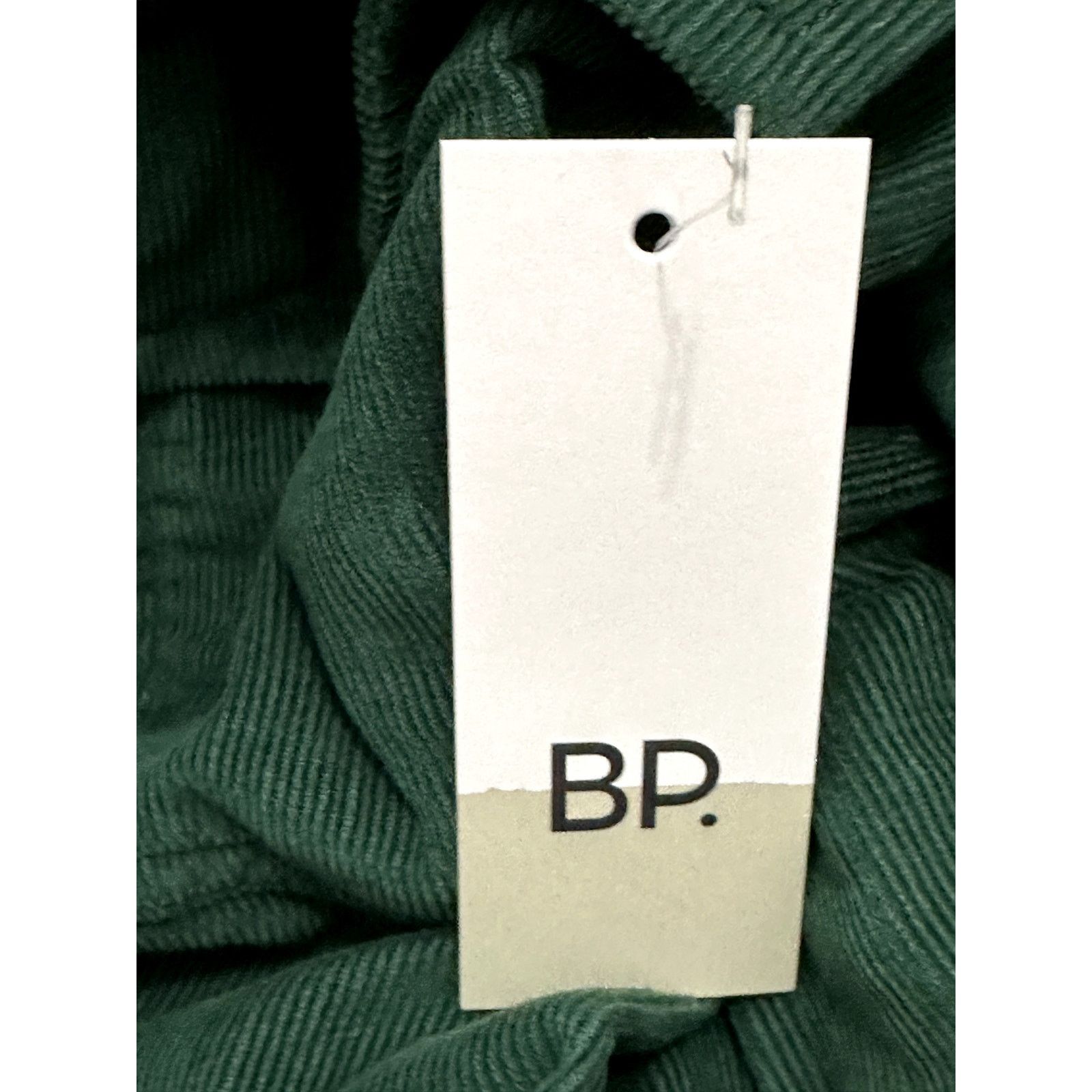 BP. BP Crop Shirt Jacket Button-Up Corduroy Green Women's M NWT Size M / US 6-8 / IT 42-44 - 8 Thumbnail
