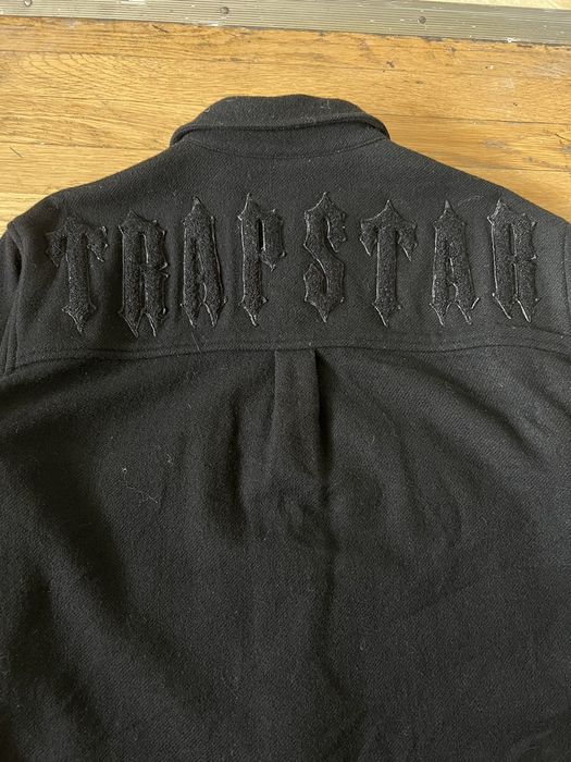 Trapstar London Trapstar Black Wool Over Shirt Grailed