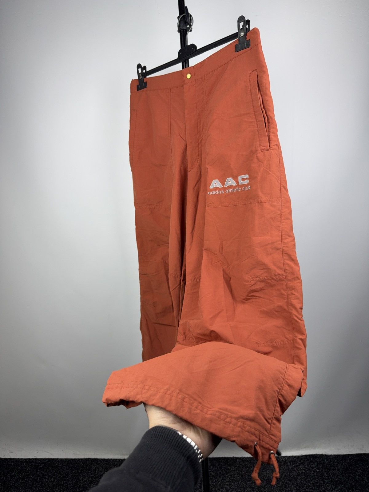Adidas Vintage Adidas AAC Rust Parachute Pants 2001 Wide Nylon Fit Size US 34 / EU 50 - 6 Thumbnail