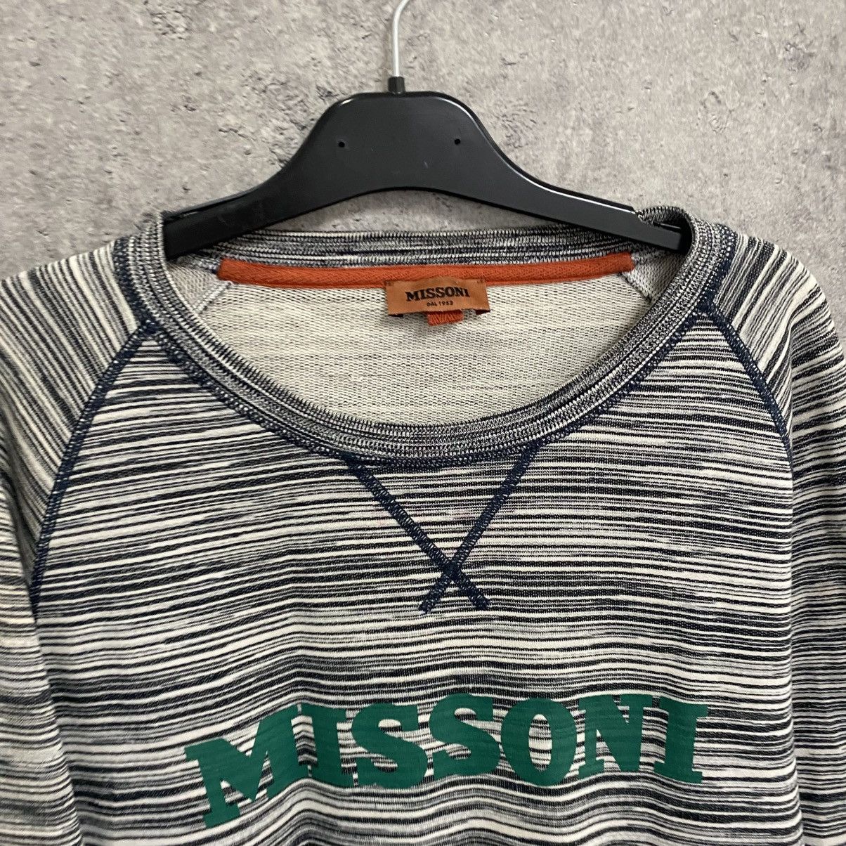Missoni Missoni Striped Sweatshirt Big Logo Size US M / EU 48-50 / 2 - 6 Thumbnail