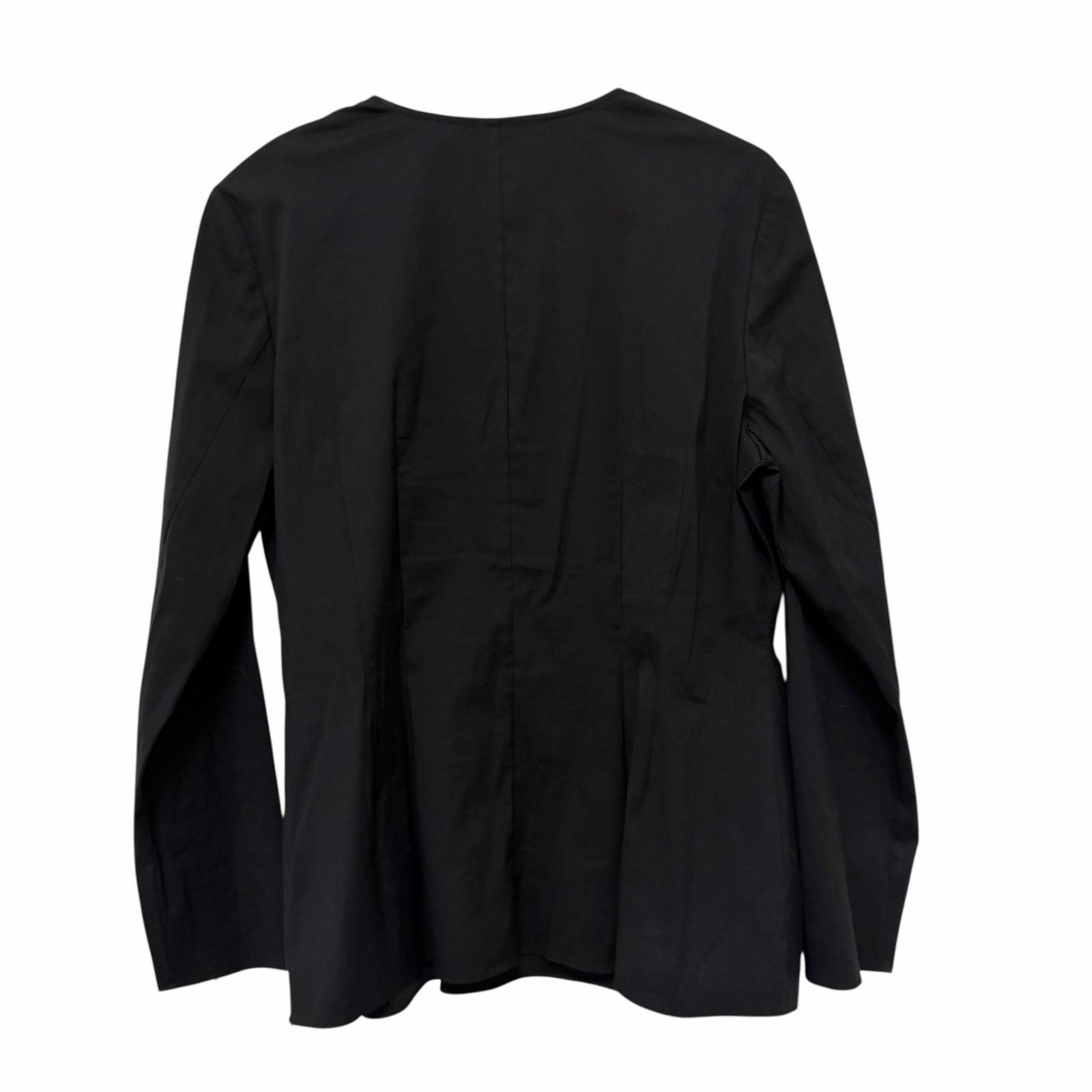Other Lafayette 148 Black Surplice Long Sleeve Shirt Sz 12 Size XL / US 12-14 / IT 48-50 - 4 Thumbnail