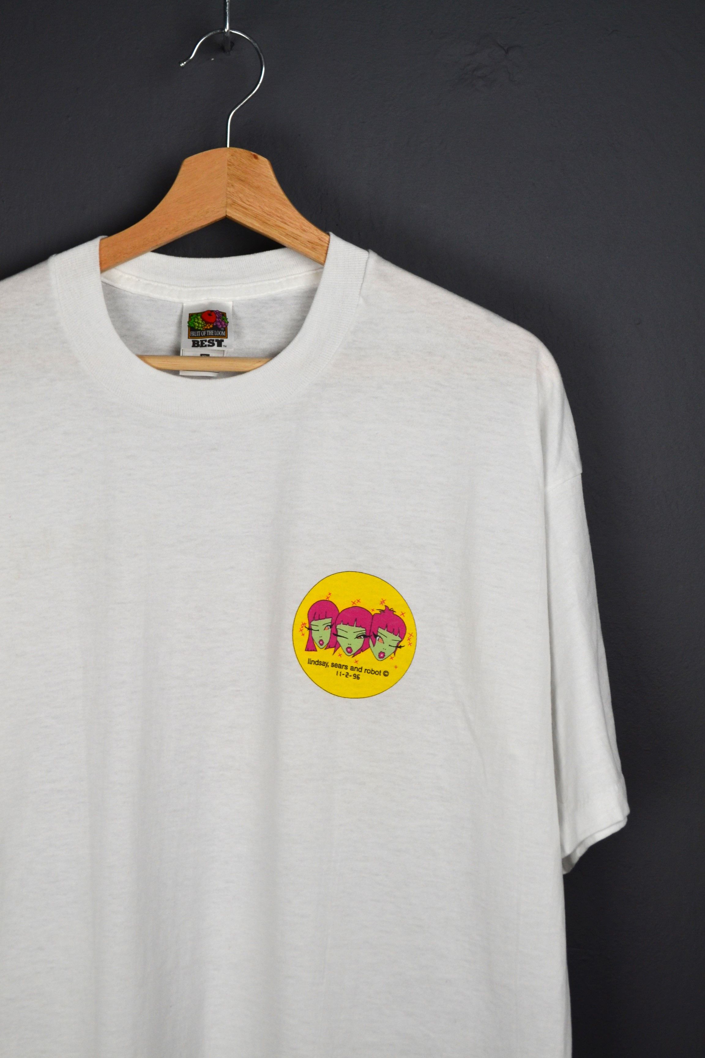 Anime Jetter Mars 1996 Vintage White XL Lindsay, Sears and Robot Size US XL / EU 56 / 4 - 3 Thumbnail
