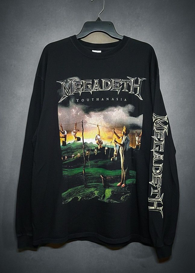 Comfort Colors Megadeth “Youthanasia” Long Sleeve Shirt XXL Size US XXL / EU 58 / 5 - 1 Thumbnail