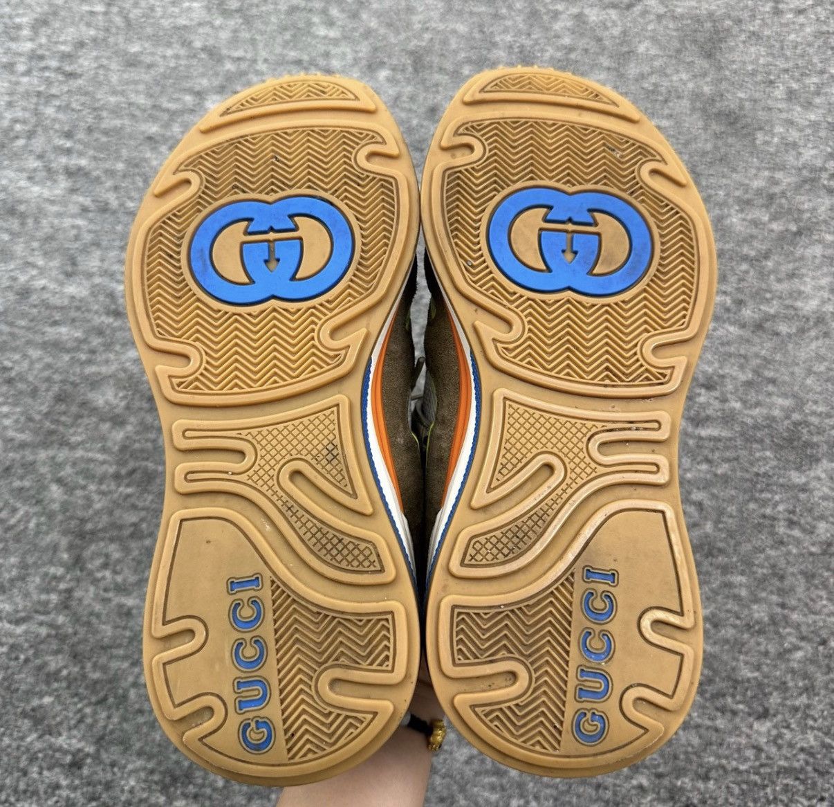 Gucci Gucci Lizard Textured Distressed Sneakers K12 Size US 5.5 / IT 35.5 - 5 Thumbnail