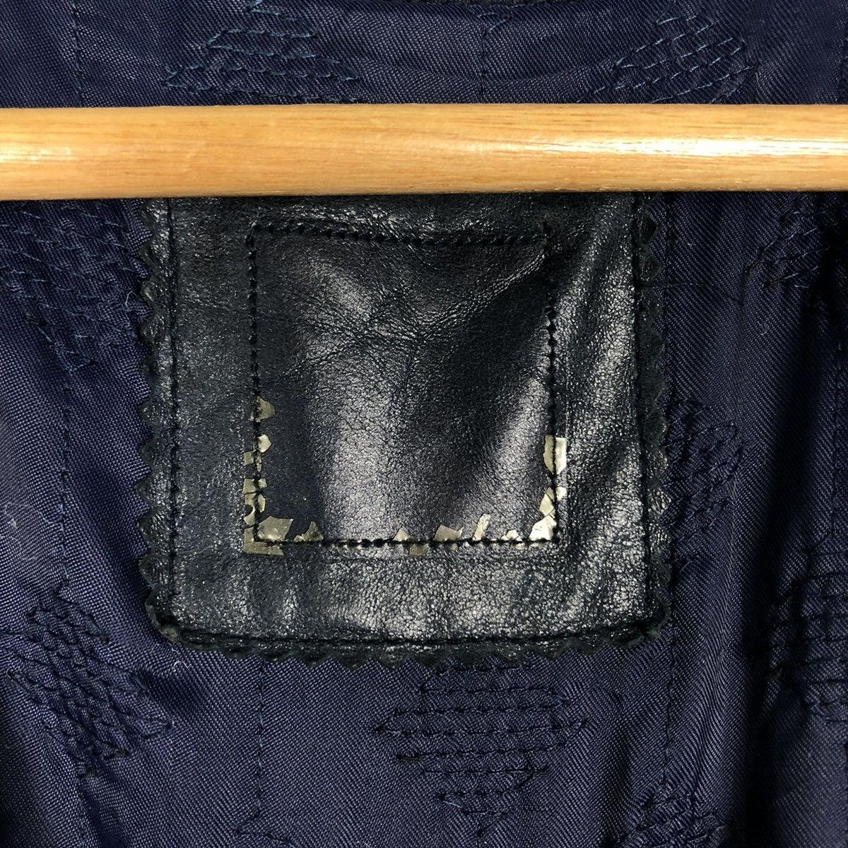Japanese Brand 🔥BIKER LEATHER JACKET JAPAN MADE INSPIRE ISSEY MIYAKE Size US XS / EU 42 / 0 - 18 Thumbnail