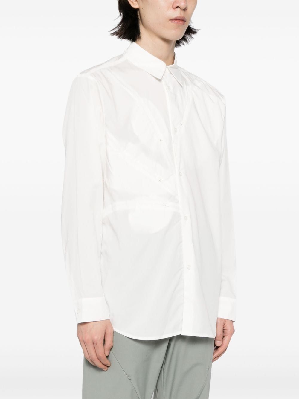 POST ARCHIVE FACTION (PAF) o1mle1124 Button Up Shirt in White Size US M / EU 48-50 / 2 - 3 Thumbnail