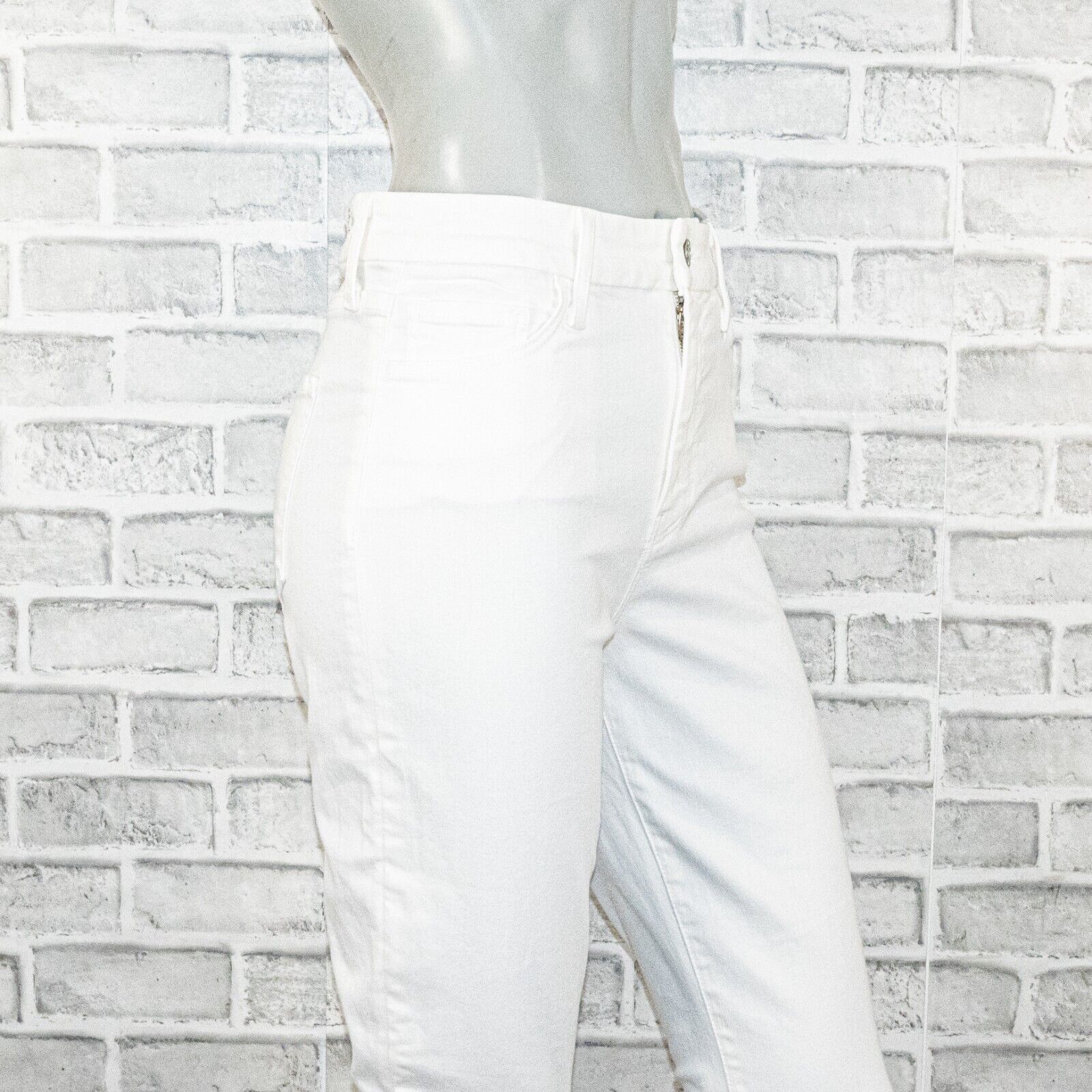 Frank & Eileen Frank & Eileen SLIGO White Italian Performance Denim Jeans Size 29" - 9 Thumbnail
