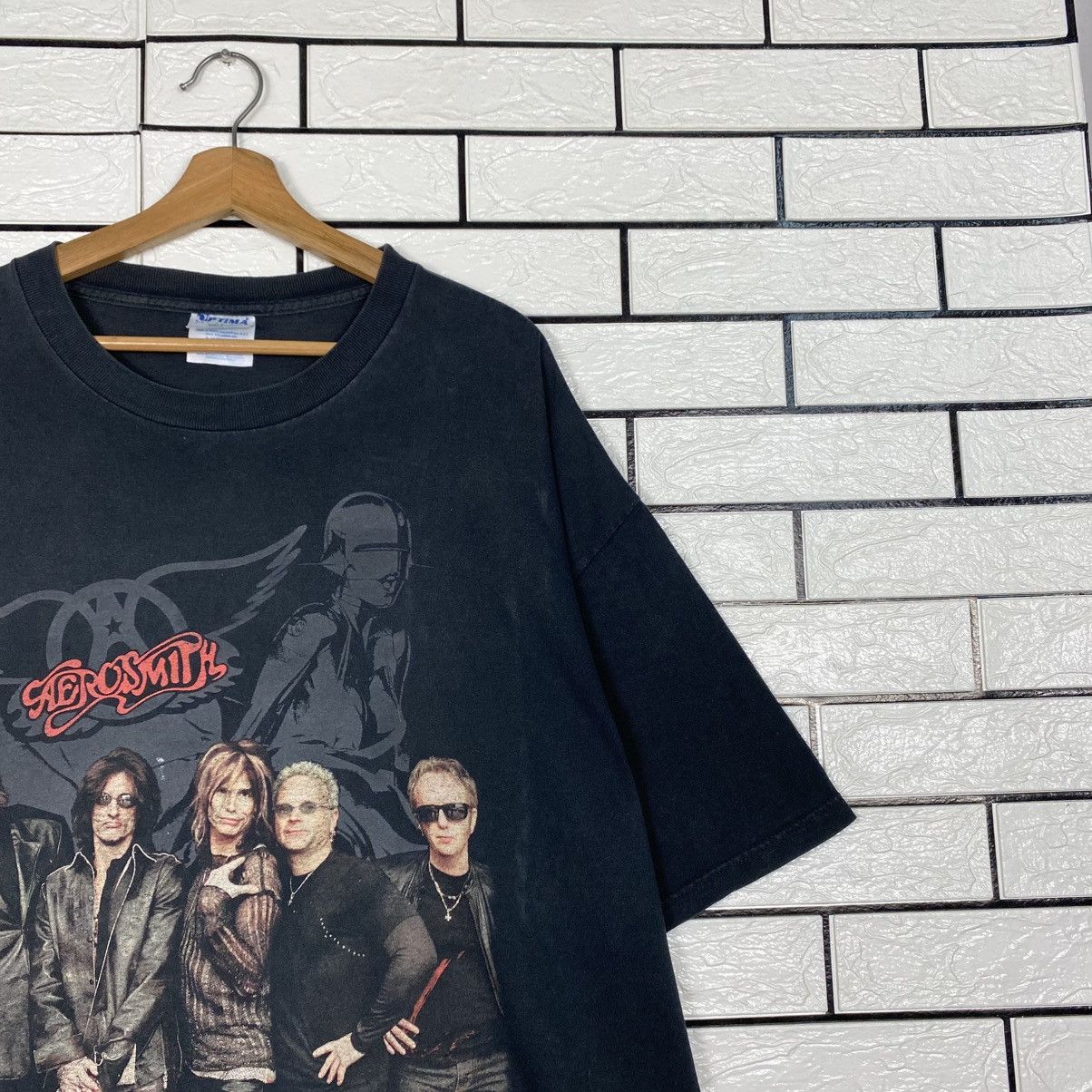 Band Tees 📌Vintage 90's Band Tees Aerosmith Big Logo Short Sleeve Size US XXL / EU 58 / 5 - 7 Thumbnail
