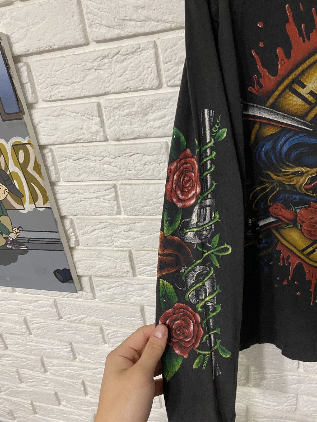 Band Tees × Guns N' Roses × Vintage Vintage Guns n roses longsleeve T-shirt all over print Size US M / EU 48-50 / 2 - 4 Thumbnail