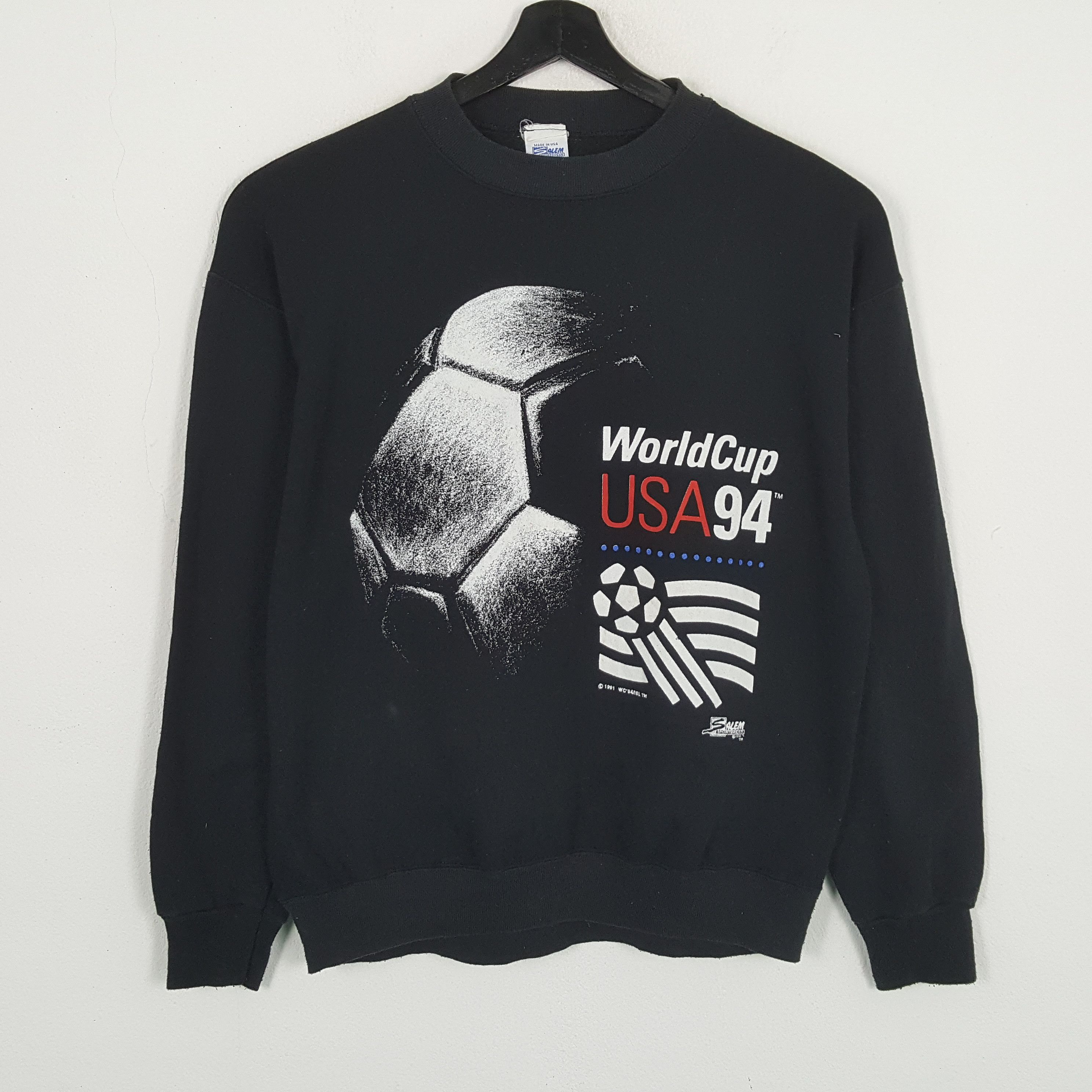 Salem Sportswear × Vintage WORLD CUP USA 1994 Promo Style Vintage Salem Sweatshirt Size US L / EU 52-54 / 3 - 1 Thumbnail