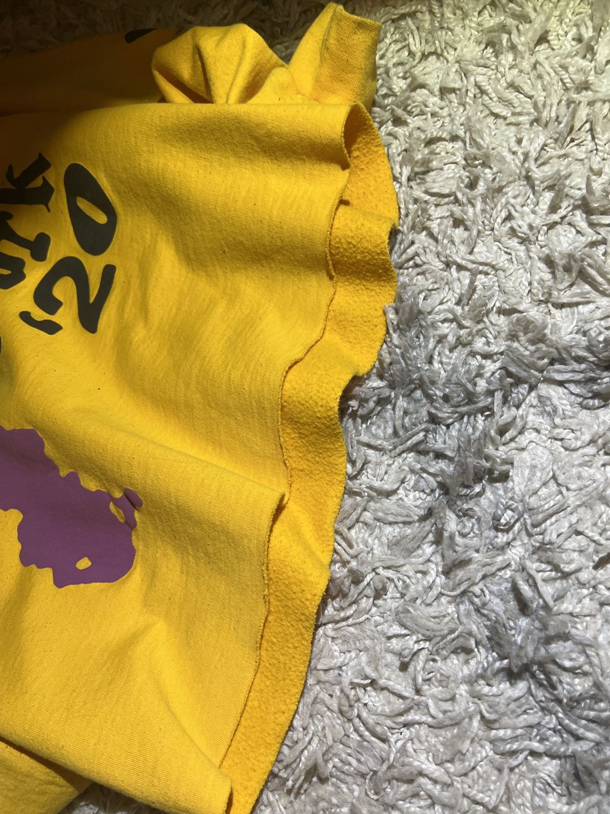 image of Champion Cactus Plant Flea Market Yams Day In Loving Memory L/s in Yellow, Men's (Size Large)