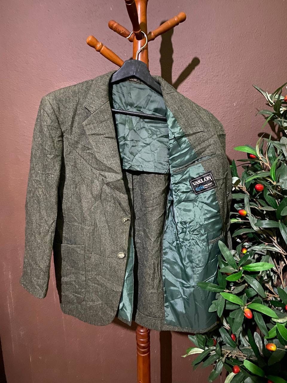 Other Vintage 60s Vaklon Herringbone Wool Coat Size US S / EU 44-46 / 1 - 5 Thumbnail