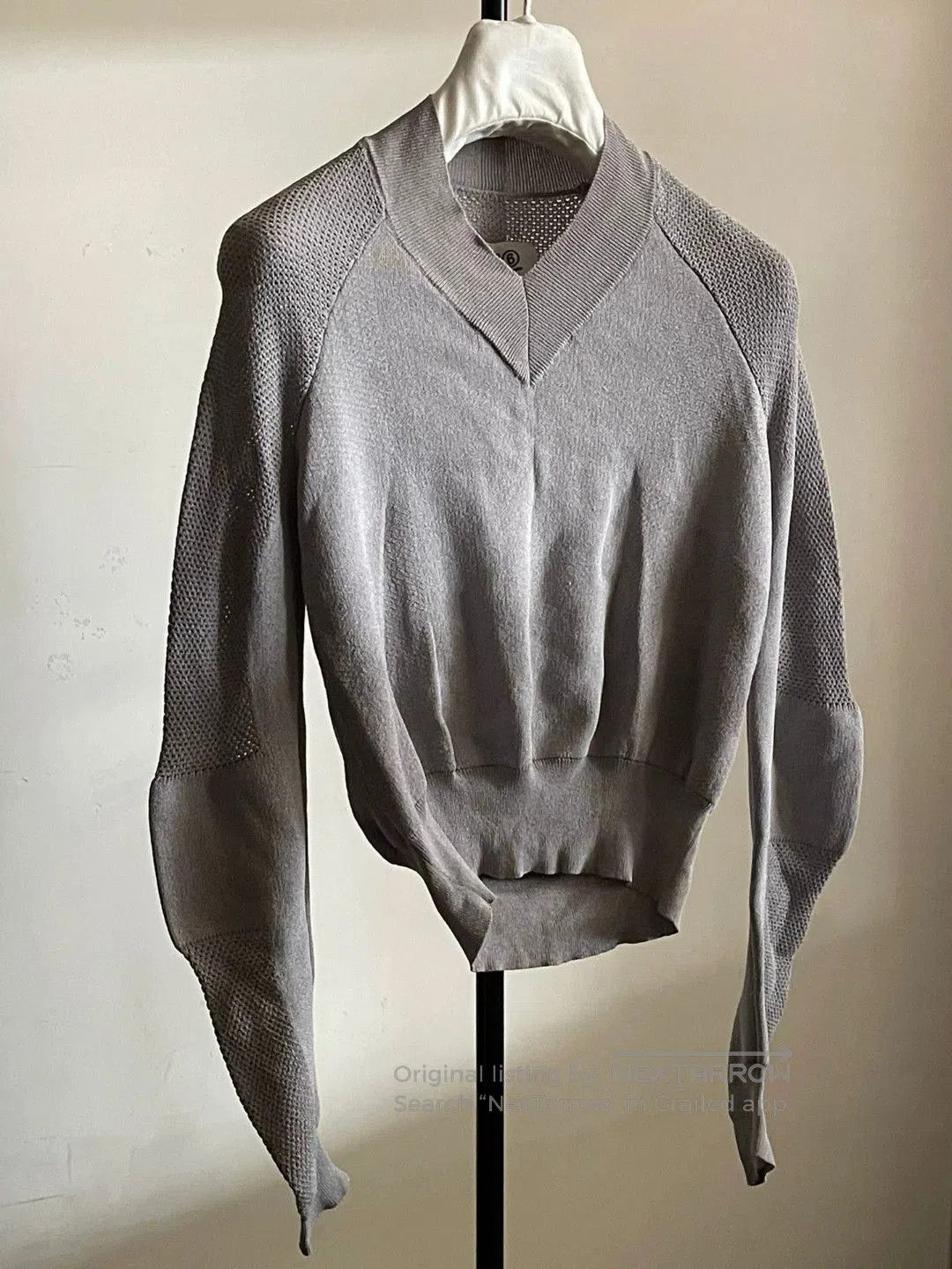 MM6 Maison Margiela Knit Top with Unique Sleeves. Size S / US 4 / IT 40 - 4 Thumbnail