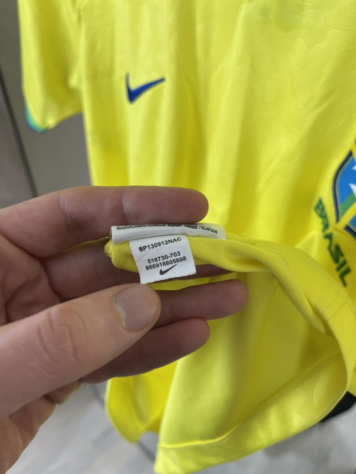 Nike Authentic Nike Brazil Neymar Jr. 2022 Dri-Fit ADV Jersey Size US S / EU 44-46 / 1 - 7 Thumbnail