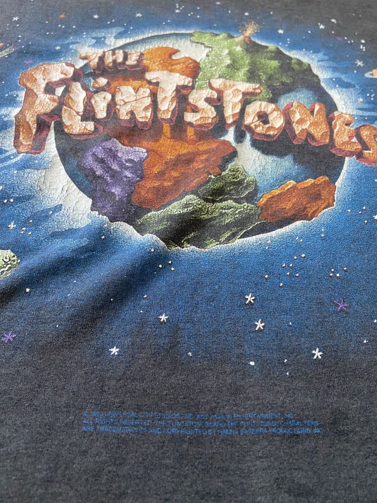 Cartoon Network Hanes 90s T Shirt The Flintstones Single Stich Tee Size US M / EU 48-50 / 2 - 7 Thumbnail