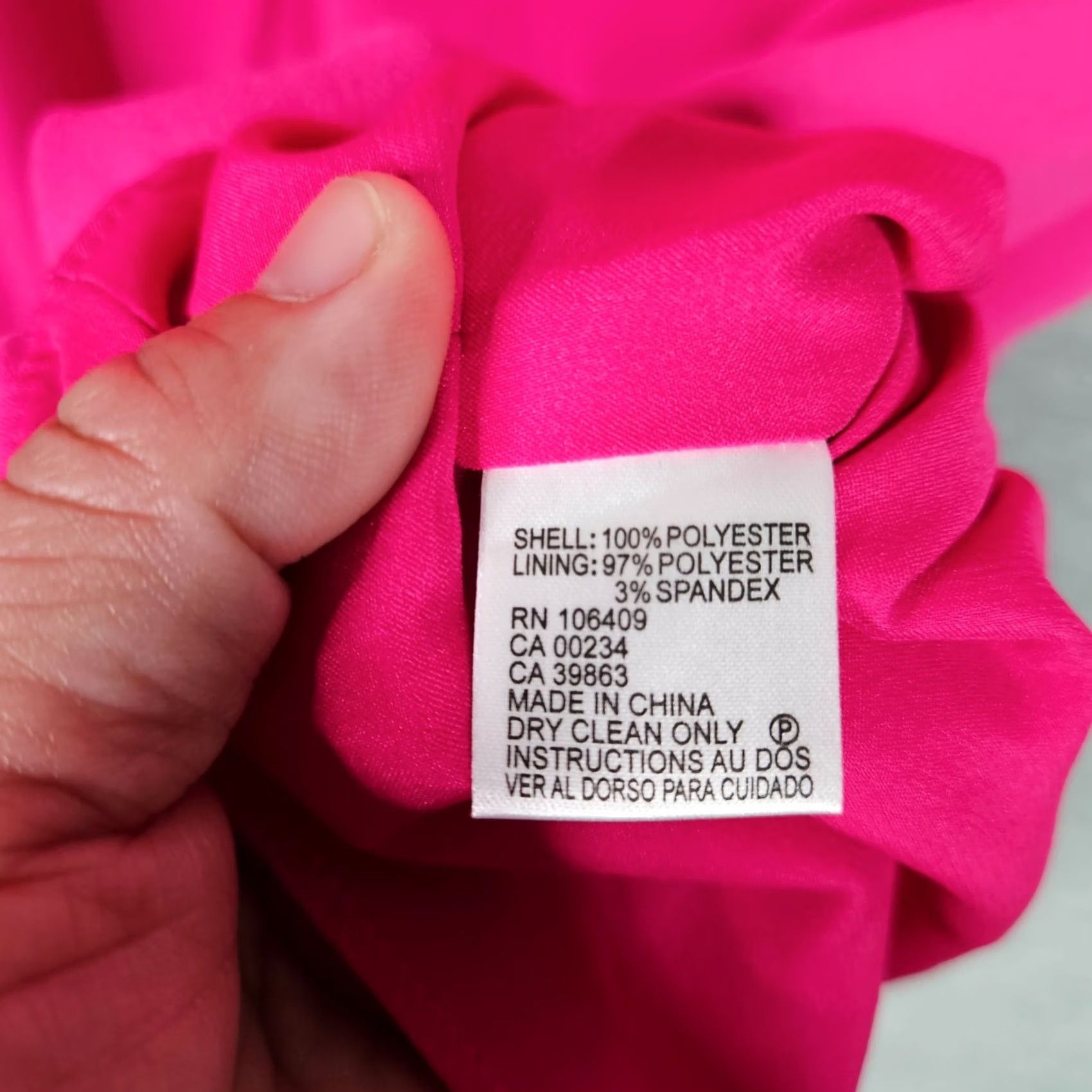Vintage Tahari A-Line Sheath Dress Womens Plus 16W Pink NWT Size XXL / US 16-18 / IT 52-54 - 7 Thumbnail