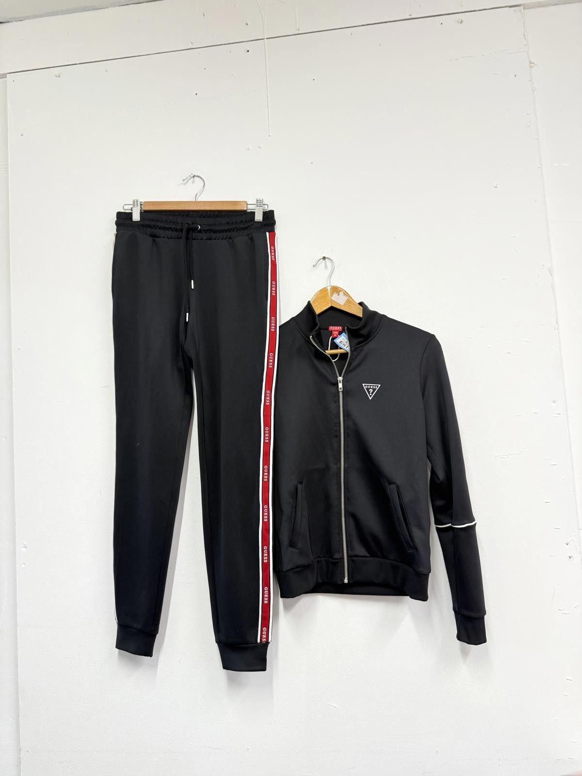 Guess Guess Black Track Jacket and Pants Set Size XS Size US 28 / EU 44 - 1 Thumbnail