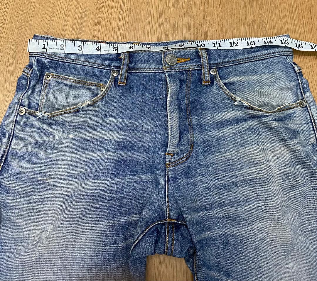 Nicole Club W31 Nicole Monsieur Slim Fit Distressed Denim Jeans Size US 31 - 3 Thumbnail
