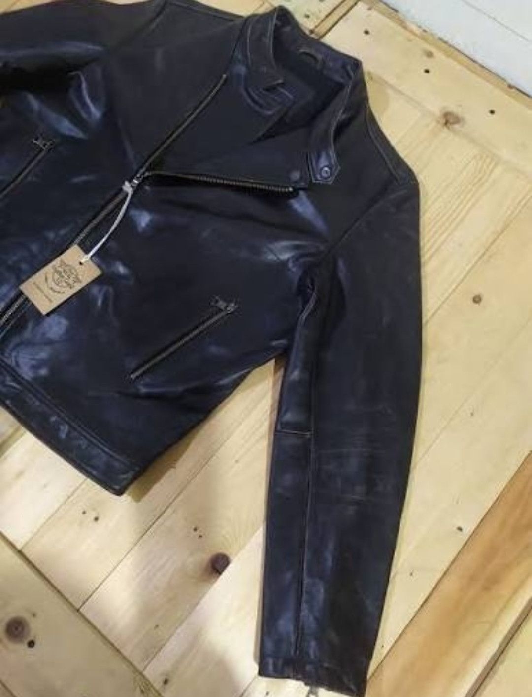 Banana Republic BANANA REPUBLIC LEATHER CAFECTO JACKET Size US L / EU 52-54 / 3 - 6 Thumbnail